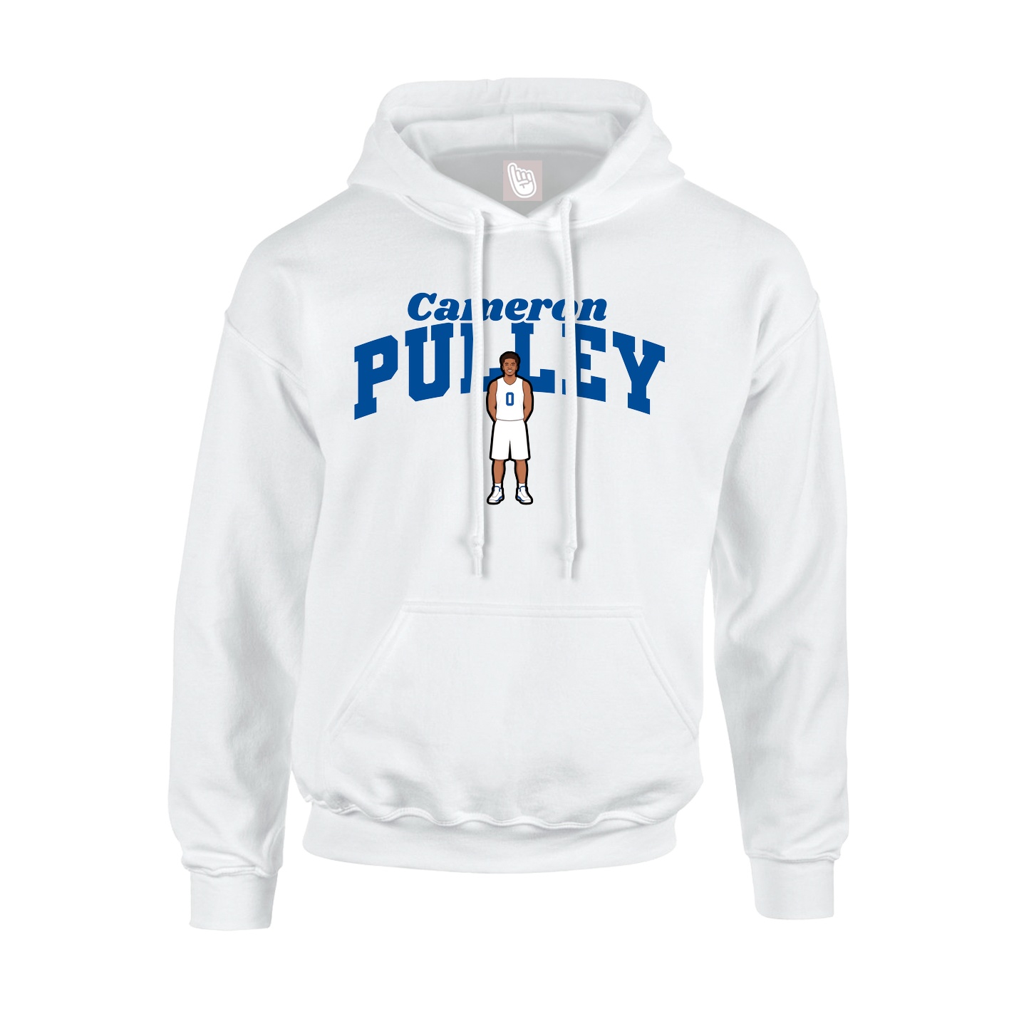 Hoodie — Signature Arch in White
