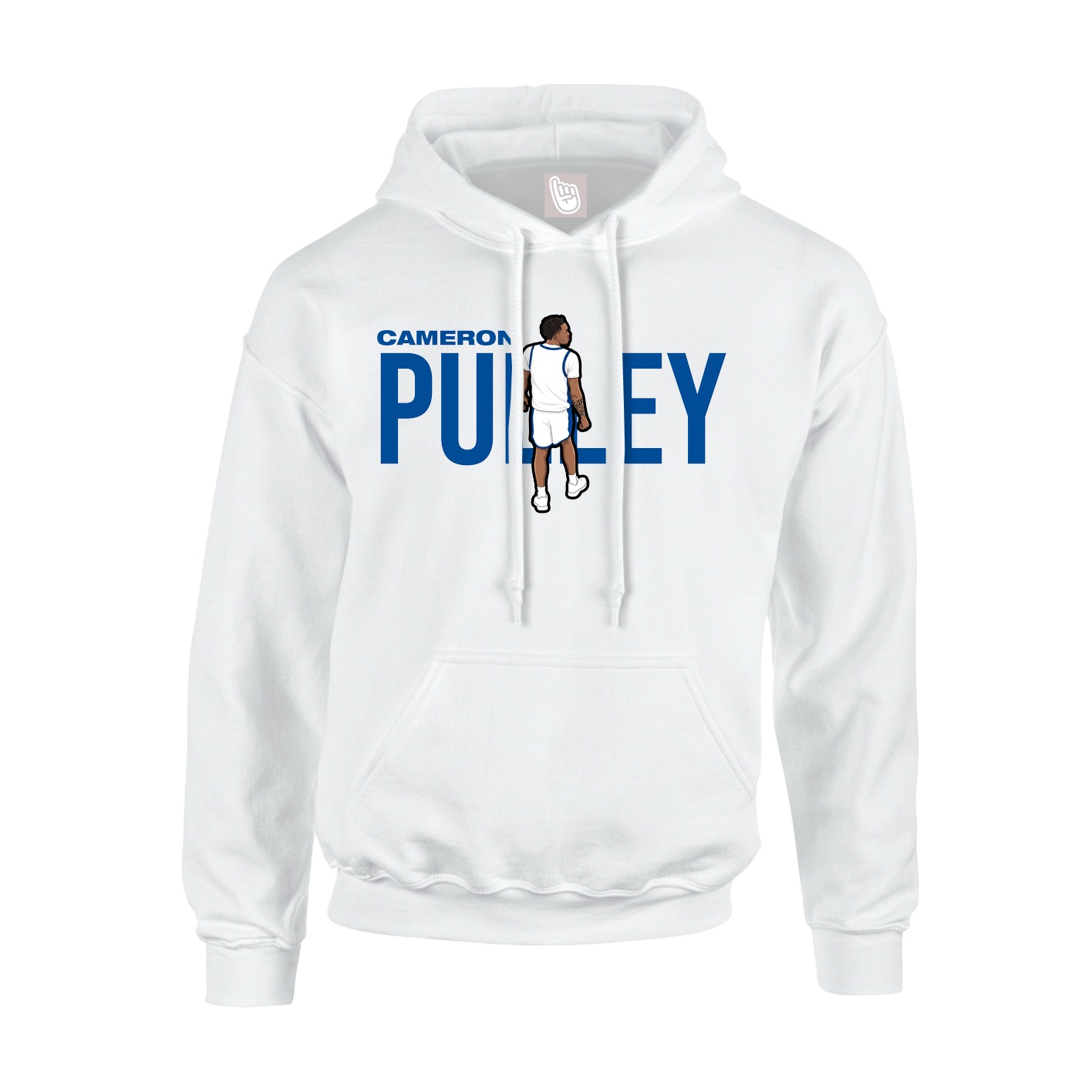 Youth Hoodie — Player Name in White