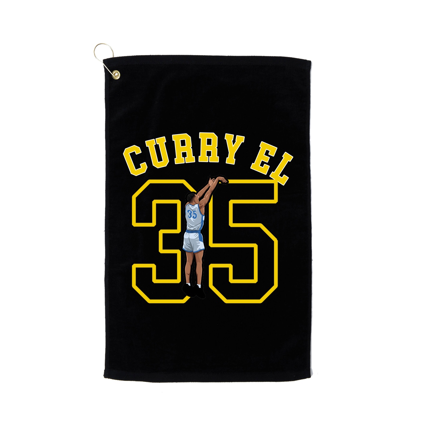 Golf Towel — Shirsey Arch in Black