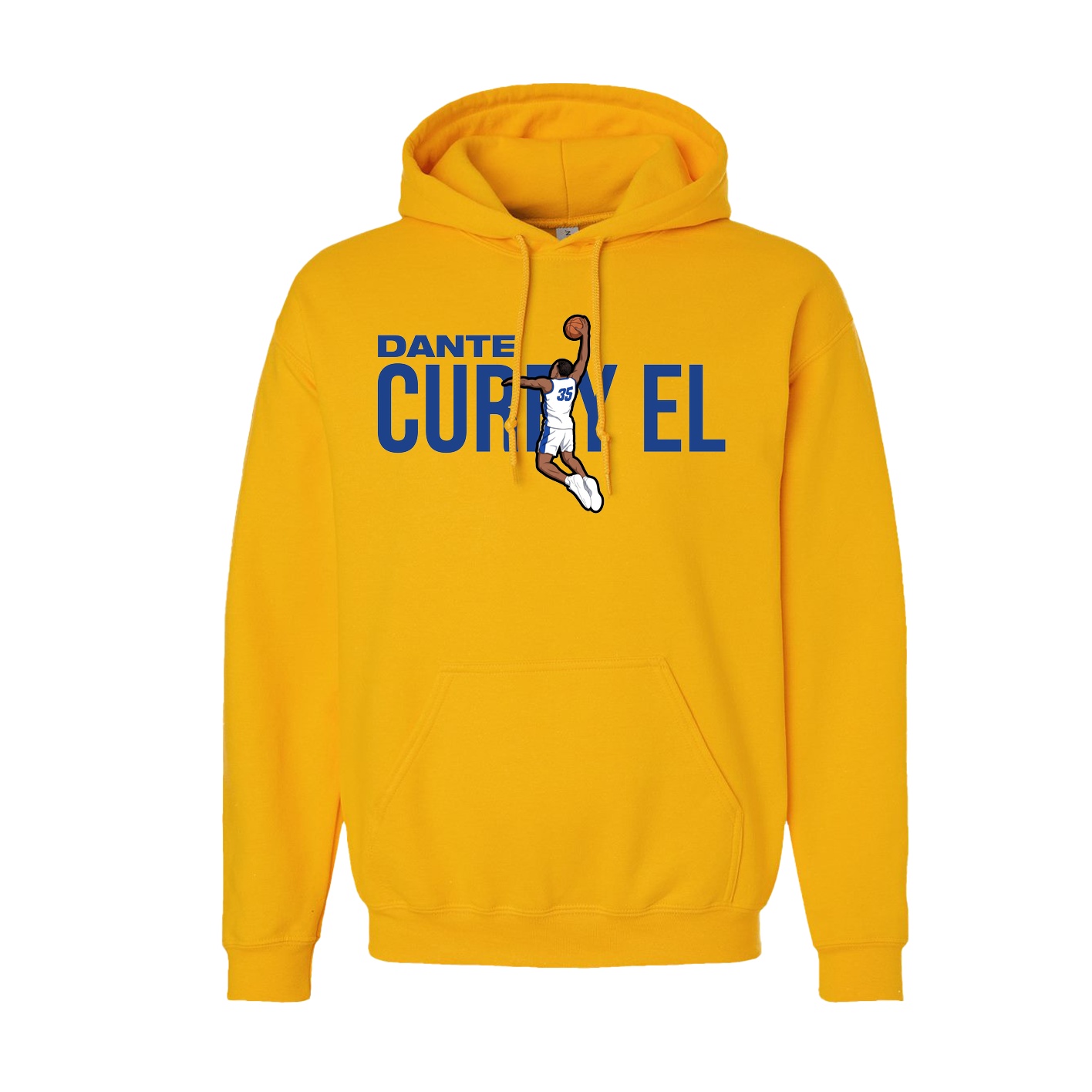Youth Hoodie — Player Name in Gold