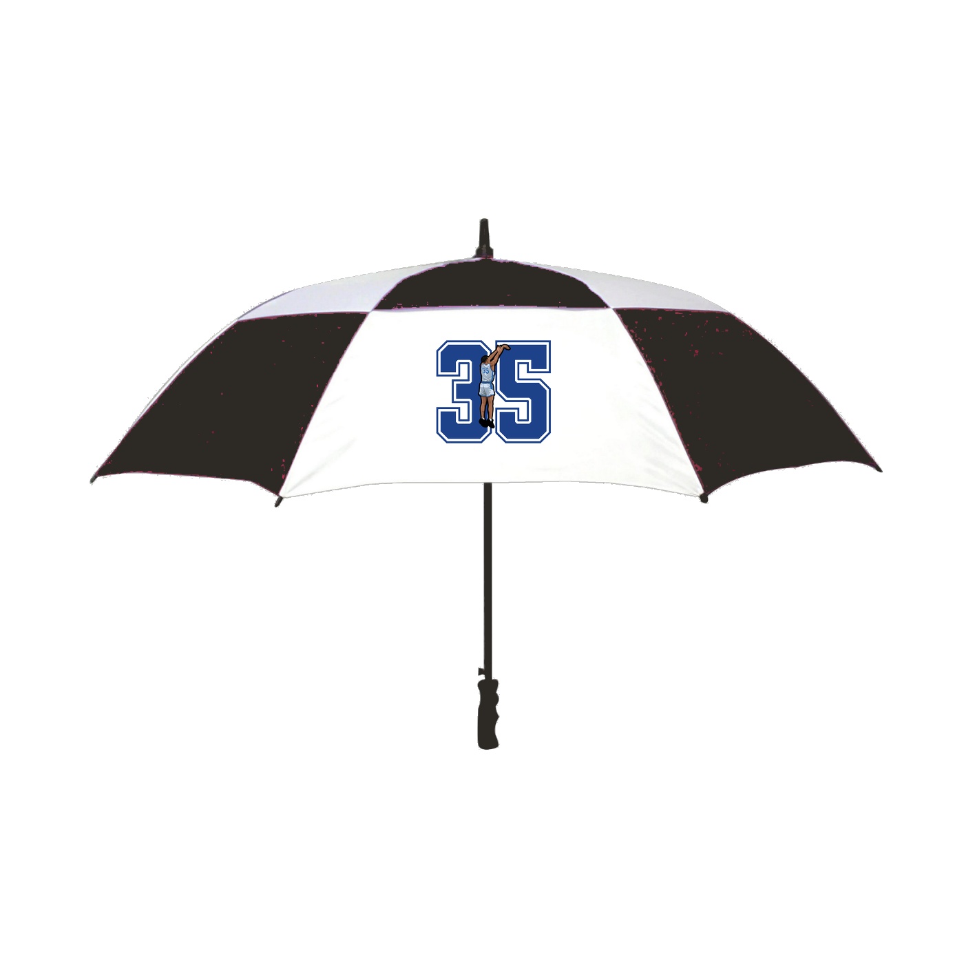 Golf Umbrella — Number in Black
