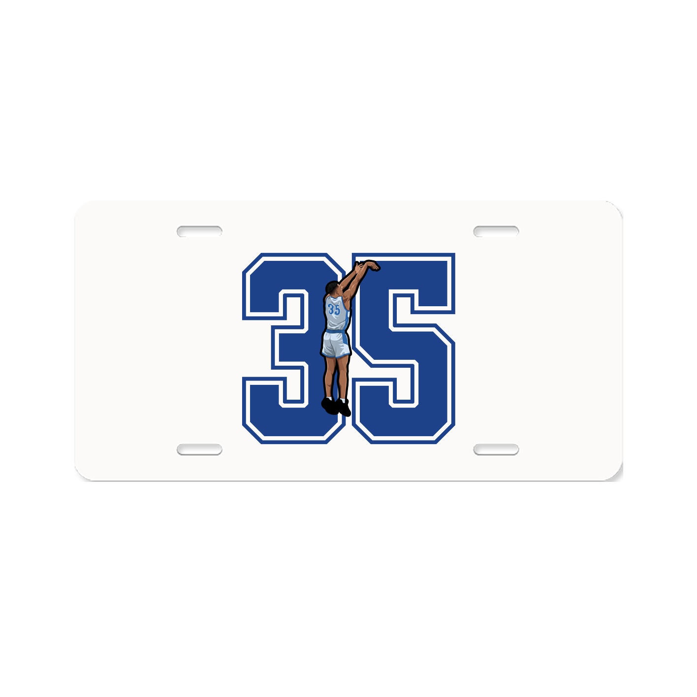 License Plate — Number in Classic