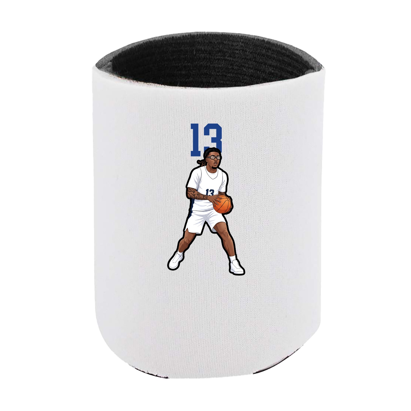 Can Holder — Number Top in White