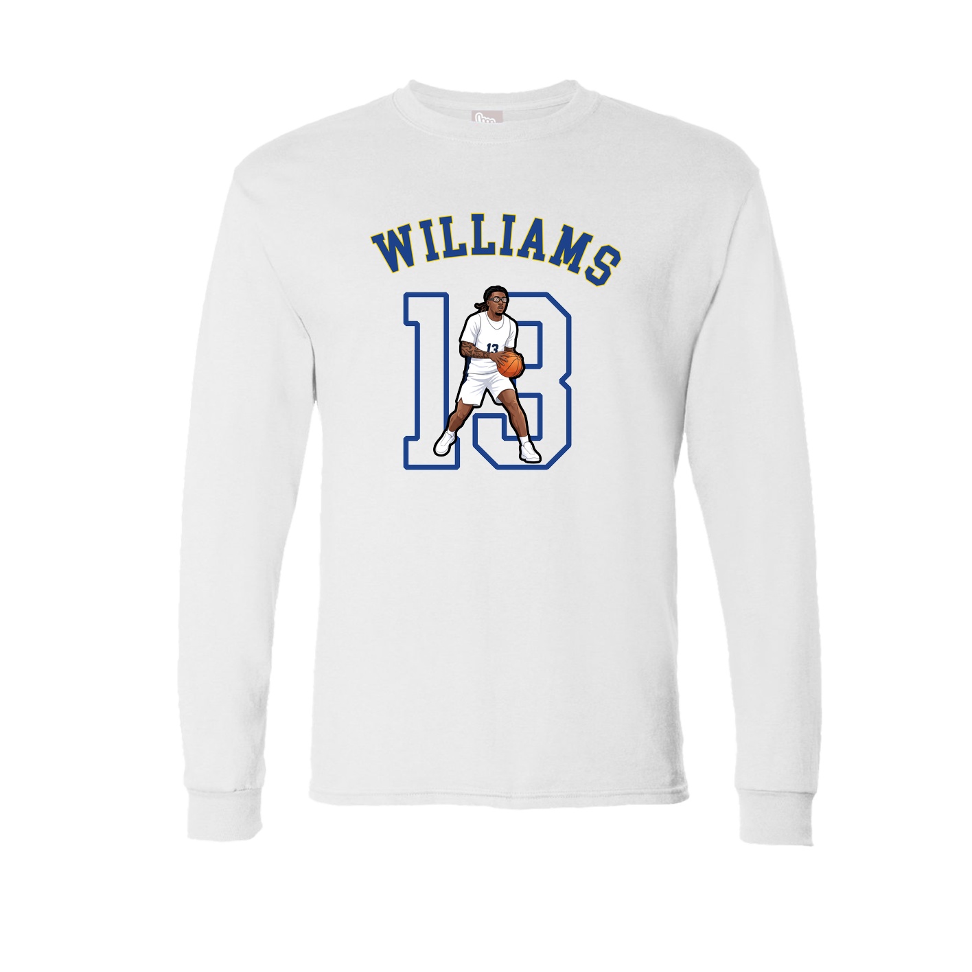 Long Sleeve Tee — Shirsey Arch in White