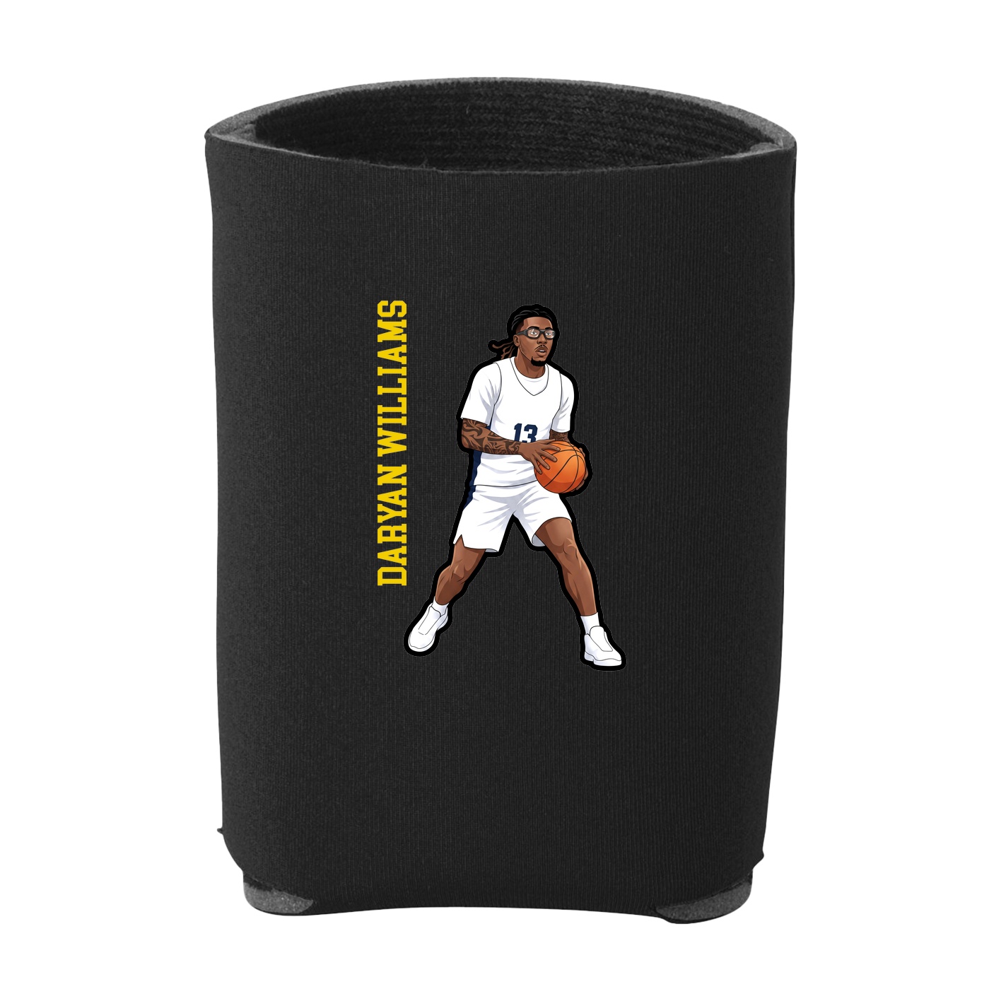 Can Holder — Name Vertical in Black