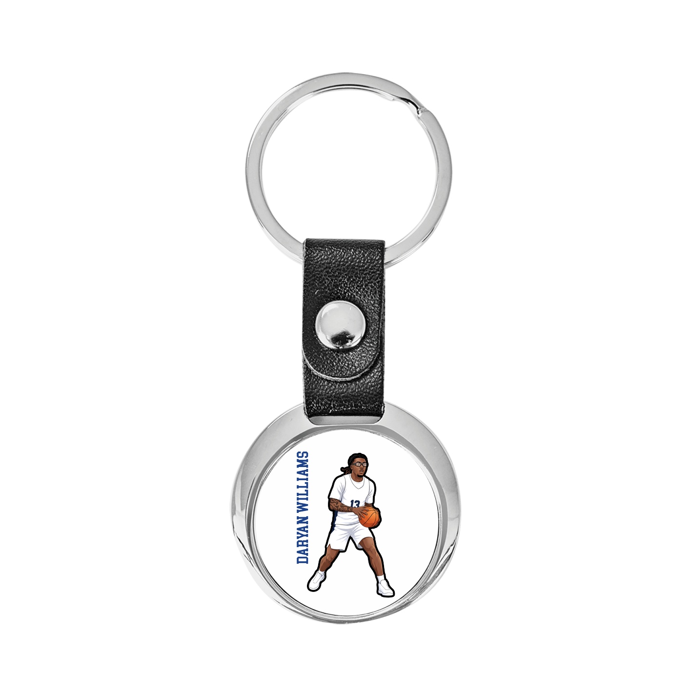 Key Chain — Name Vertical in Classic