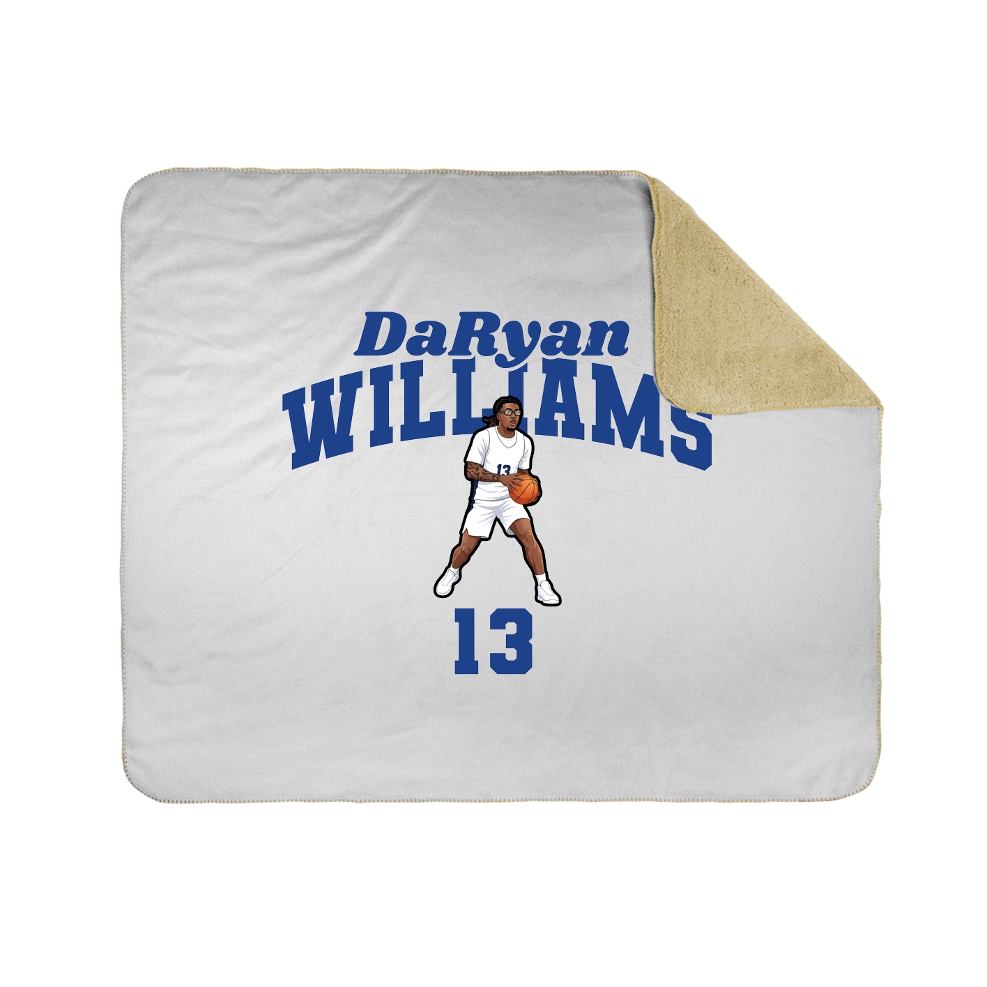 Throw Blanket — Signature Arch in White
