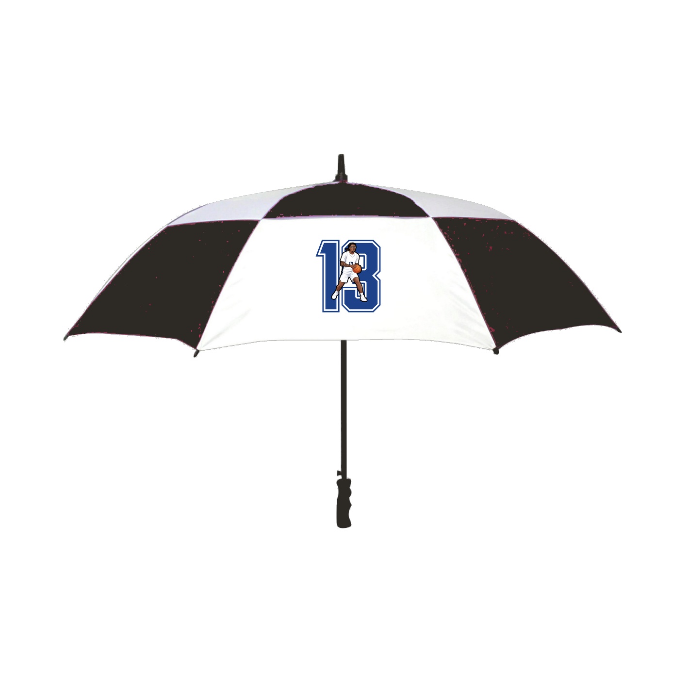 Golf Umbrella — Number in Black