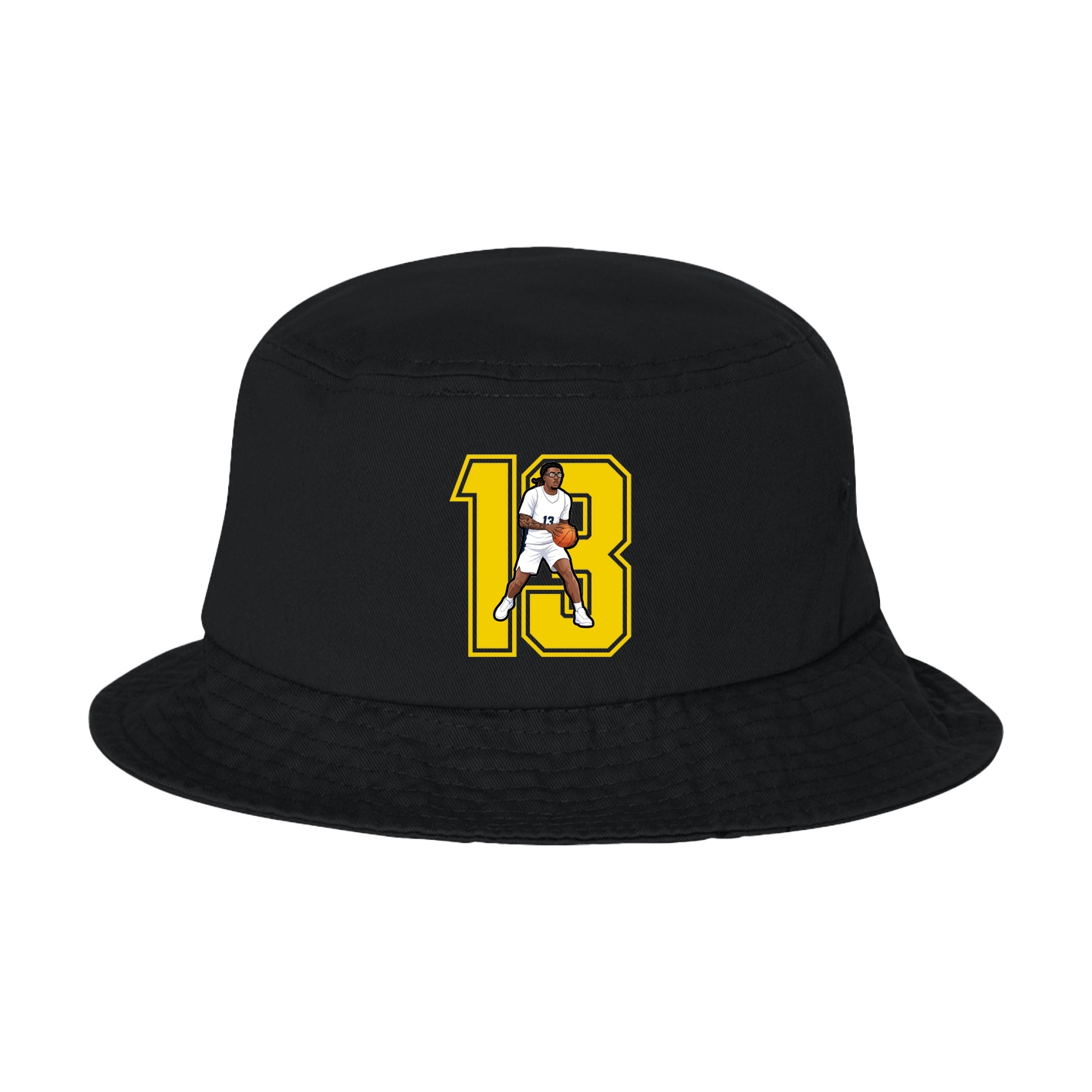 Bucket Cap — Number in Black