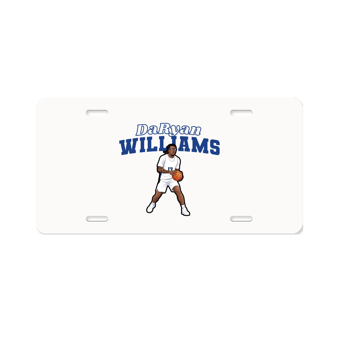 License Plate — Name Arch in Classic