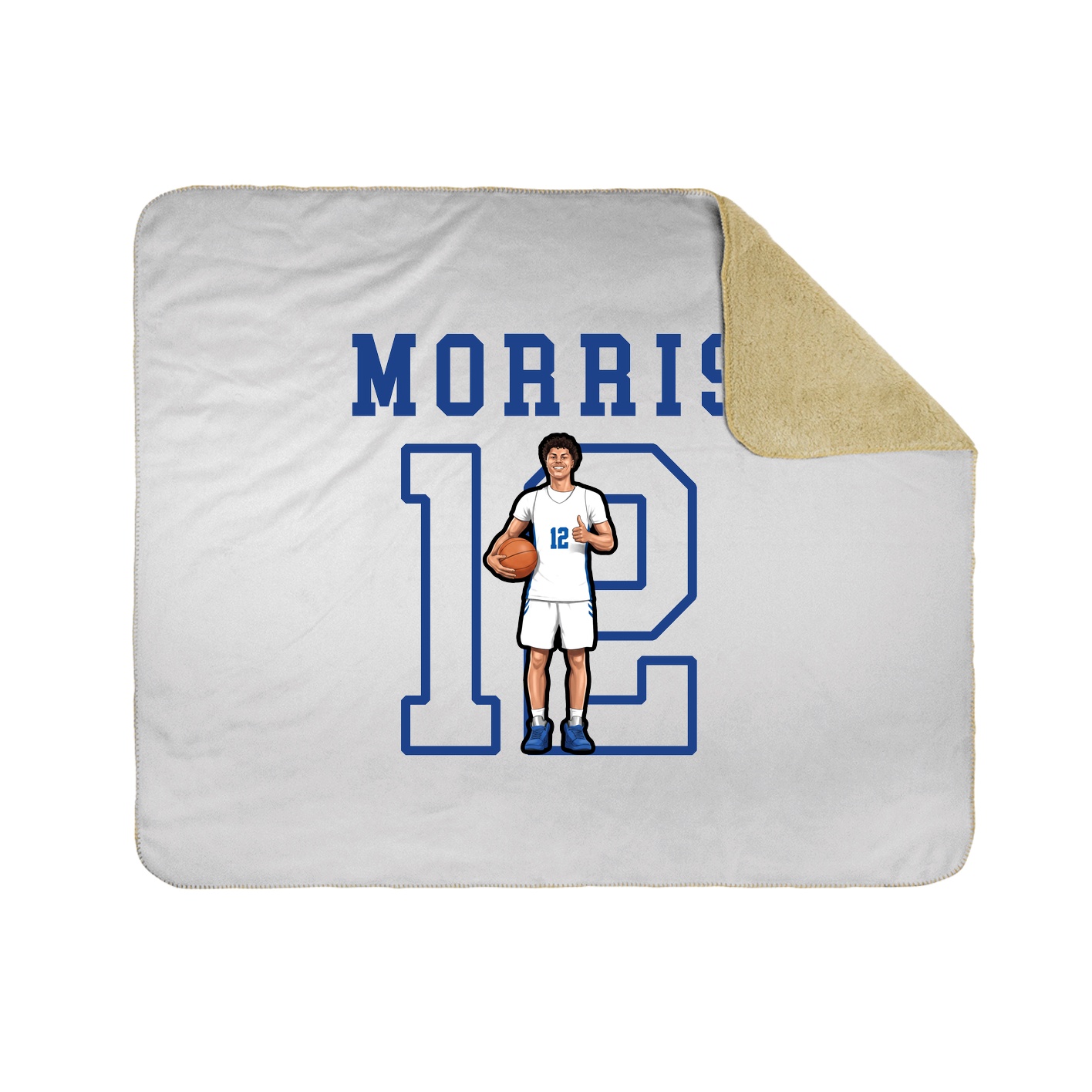 Throw Blanket — Shirsey in White