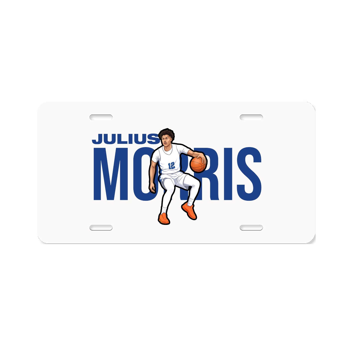 License Plate — Player Name in Classic