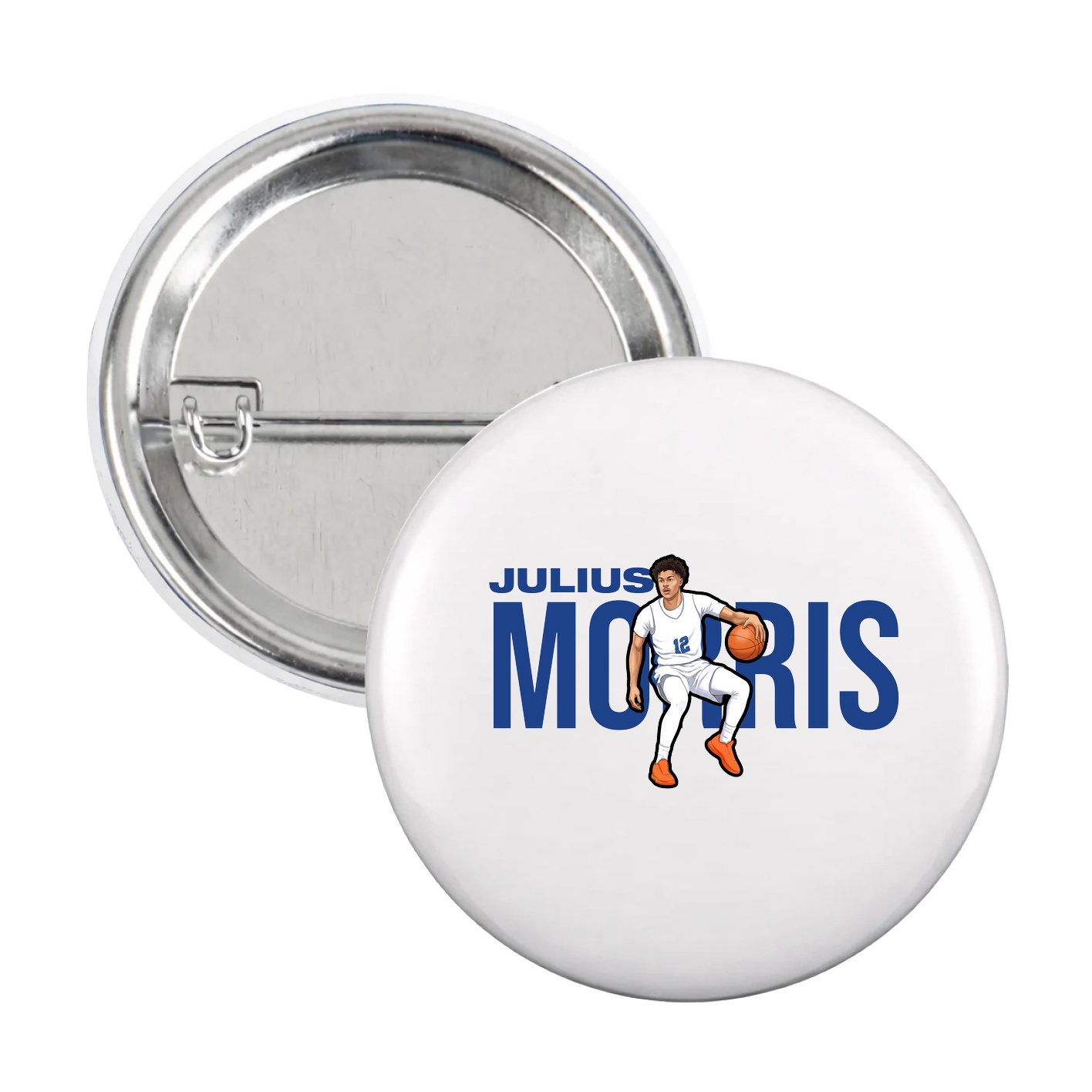 Game Day Button — Player Name in White