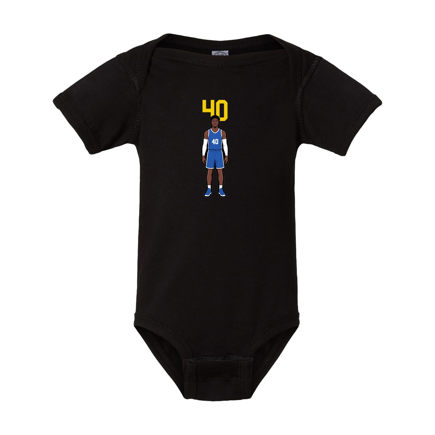 Baby Onesie — Number Top in Black