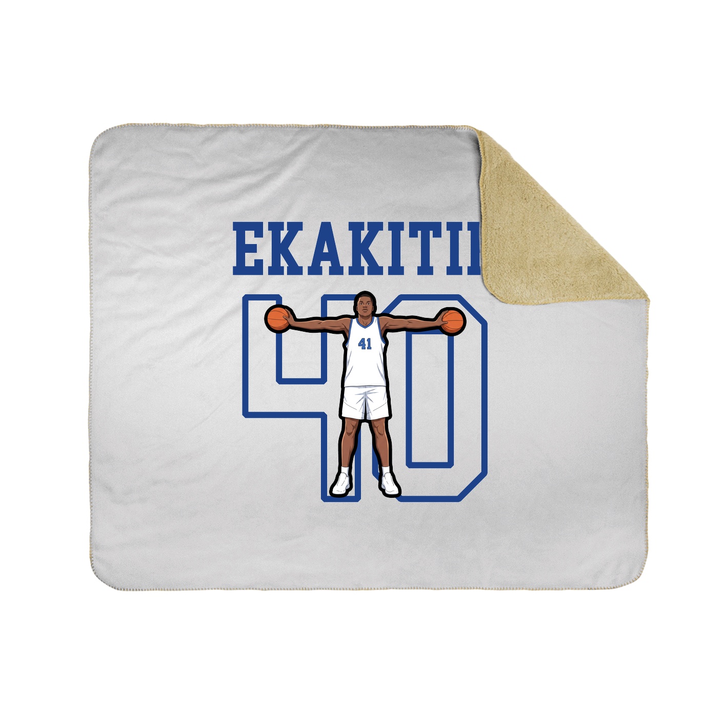 Throw Blanket — Shirsey in White