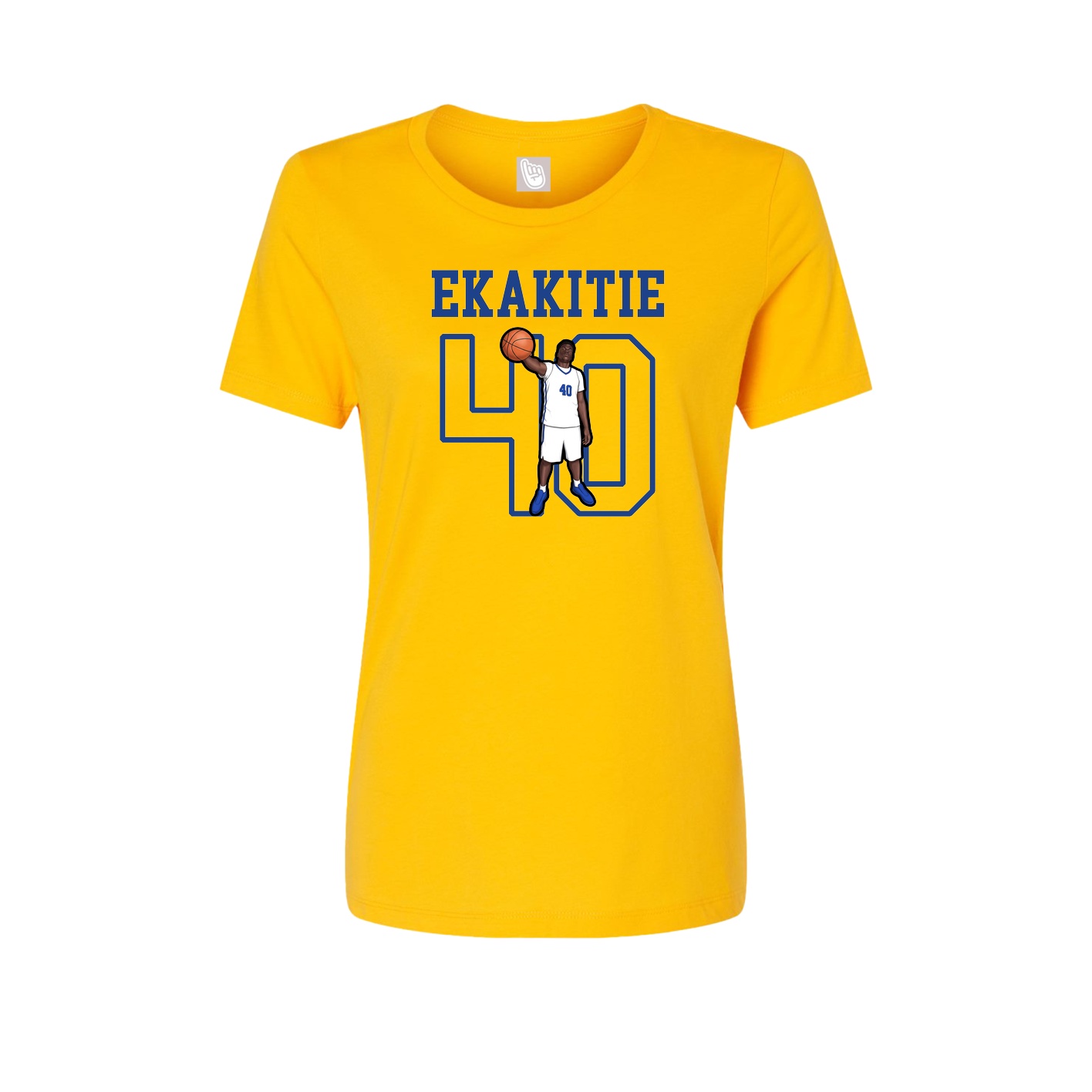Fitted Women's Tee — Shirsey in Gold