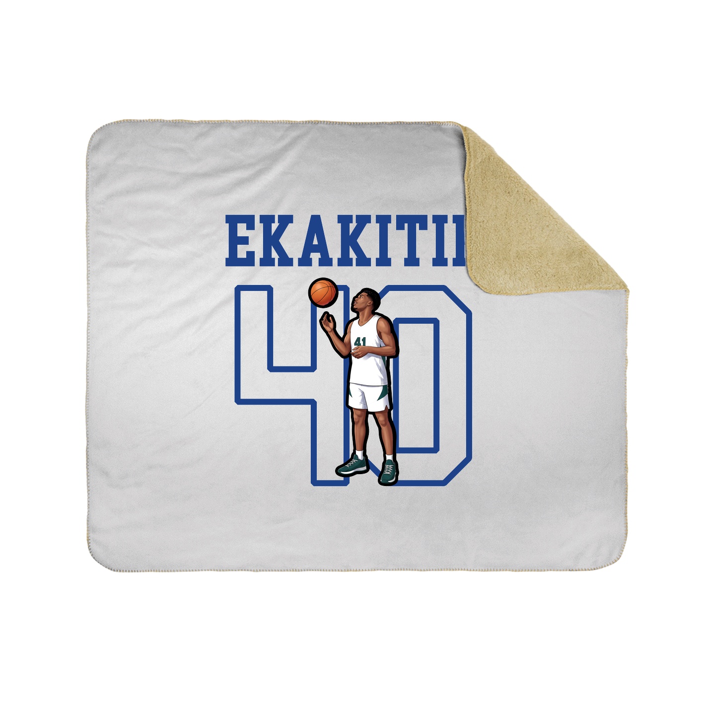 Throw Blanket — Shirsey in White