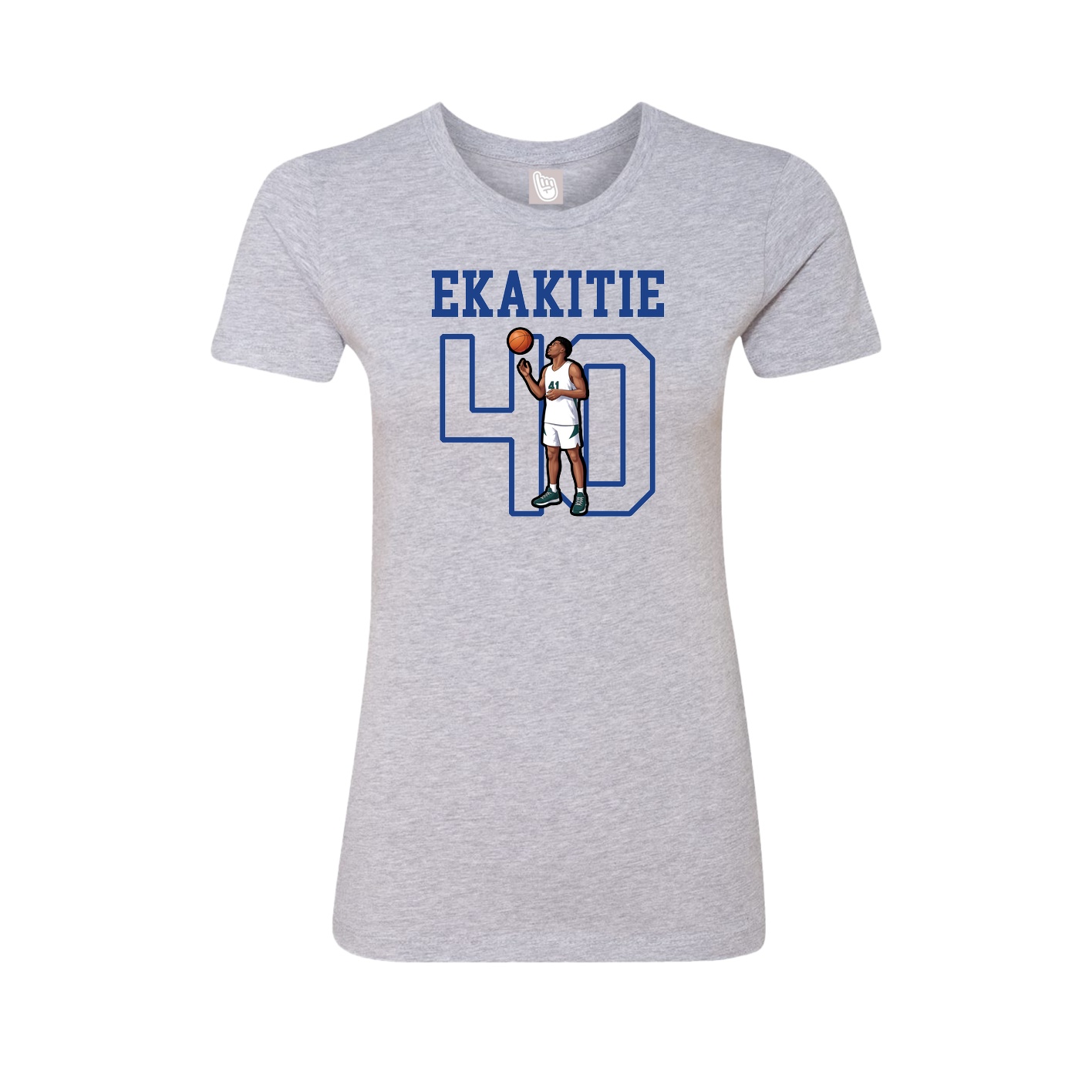 Fitted Women's Tee — Shirsey in Grey