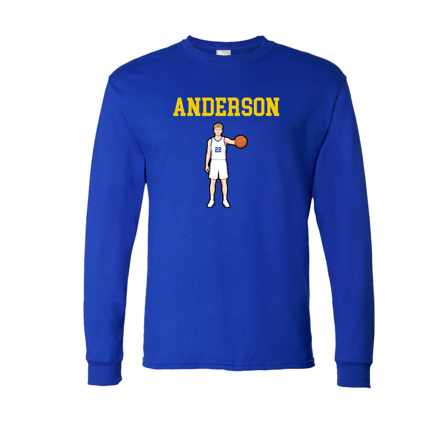 Long Sleeve Tee — Shirsey in Royal