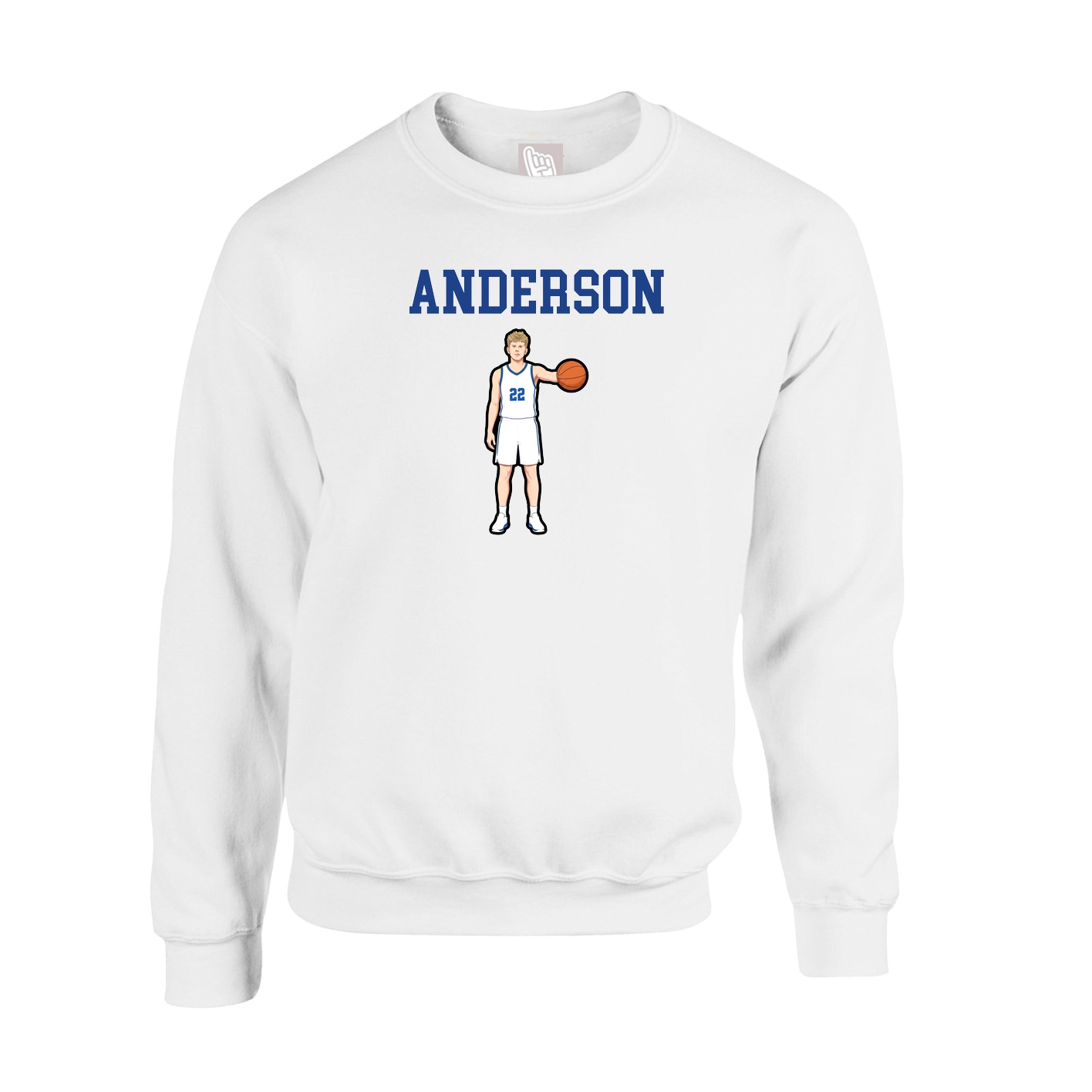 Fleece Crew — Shirsey in White