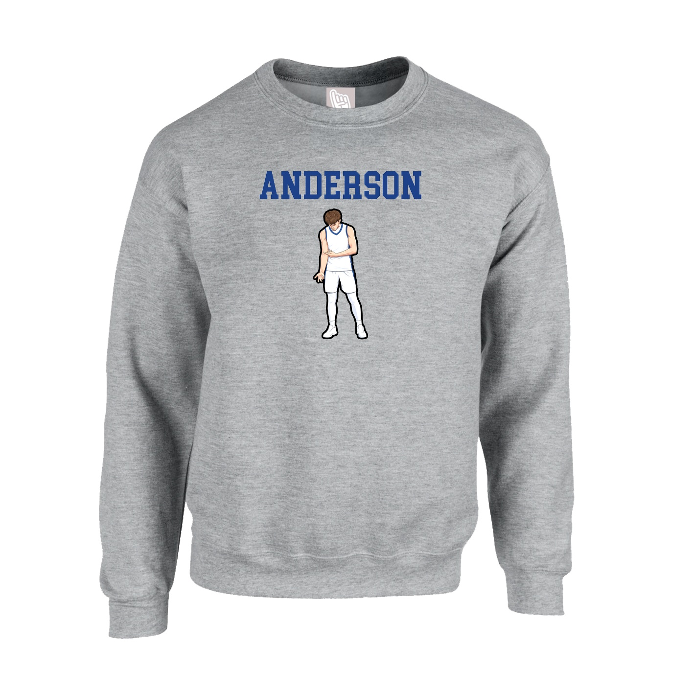 Fleece Crew — Shirsey in Grey
