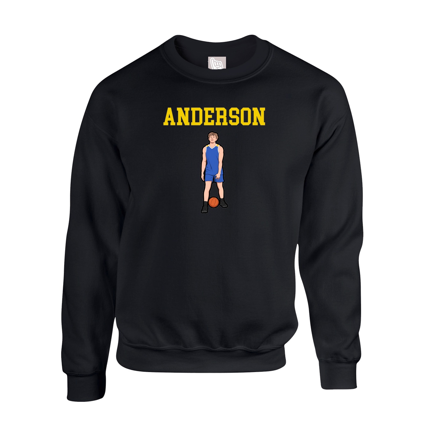 Fleece Crew — Shirsey in Black