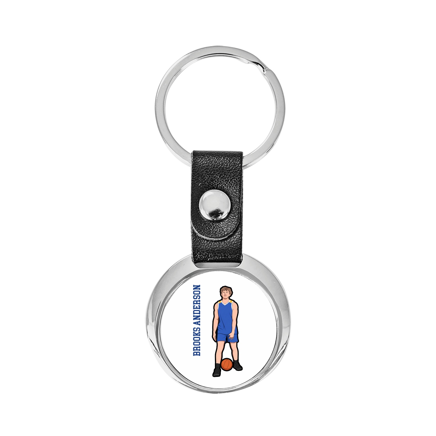 Key Chain — Name Vertical in Classic
