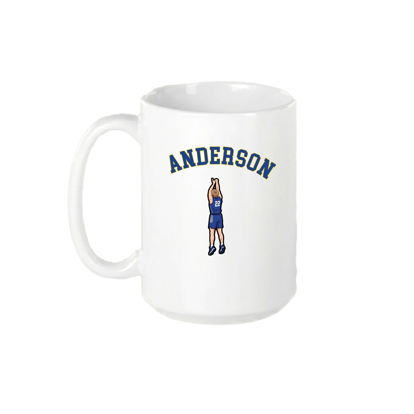15oz Coffee Mug — Shirsey Arch in White