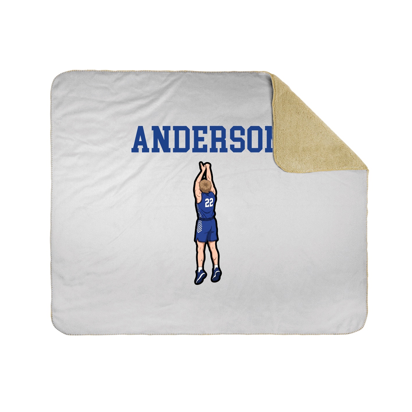 Throw Blanket — Shirsey in White