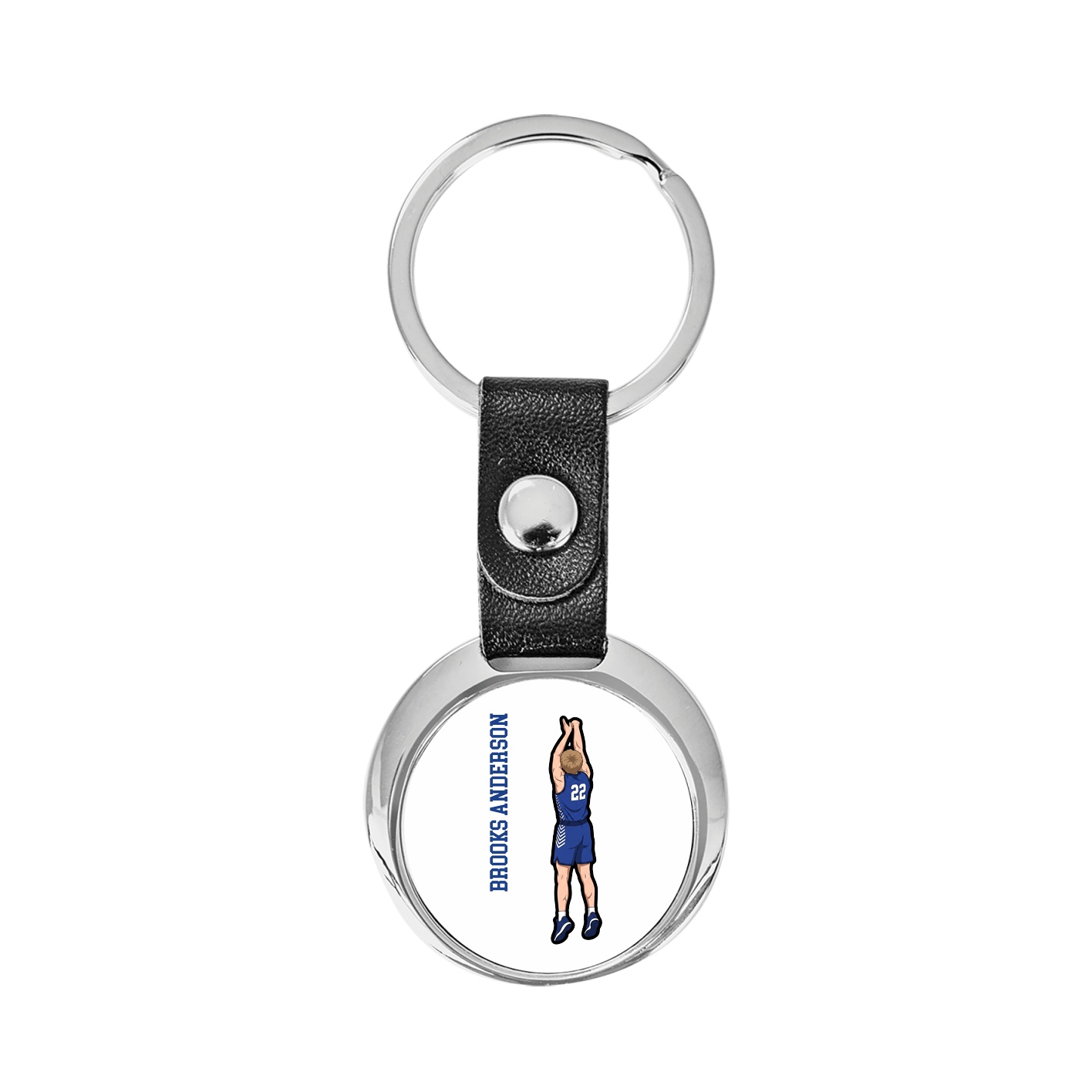 Key Chain — Name Vertical in Classic