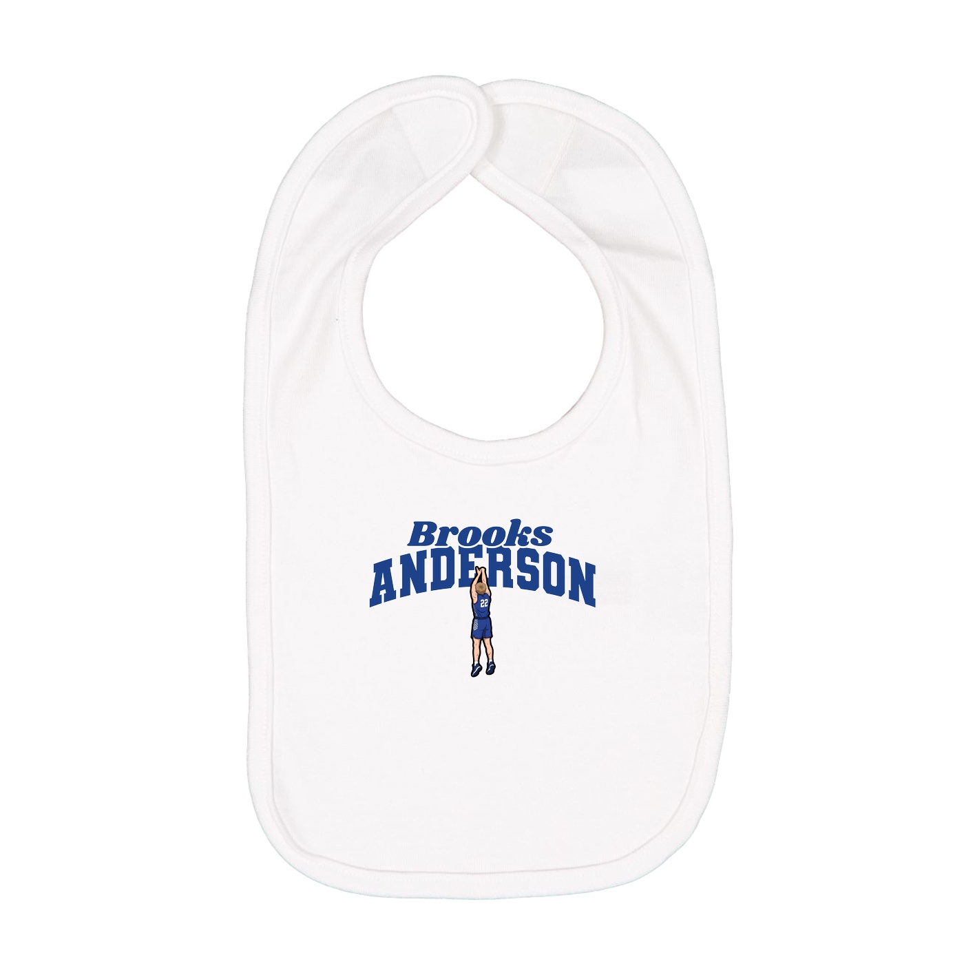 Infant Bib — Signature Arch in White