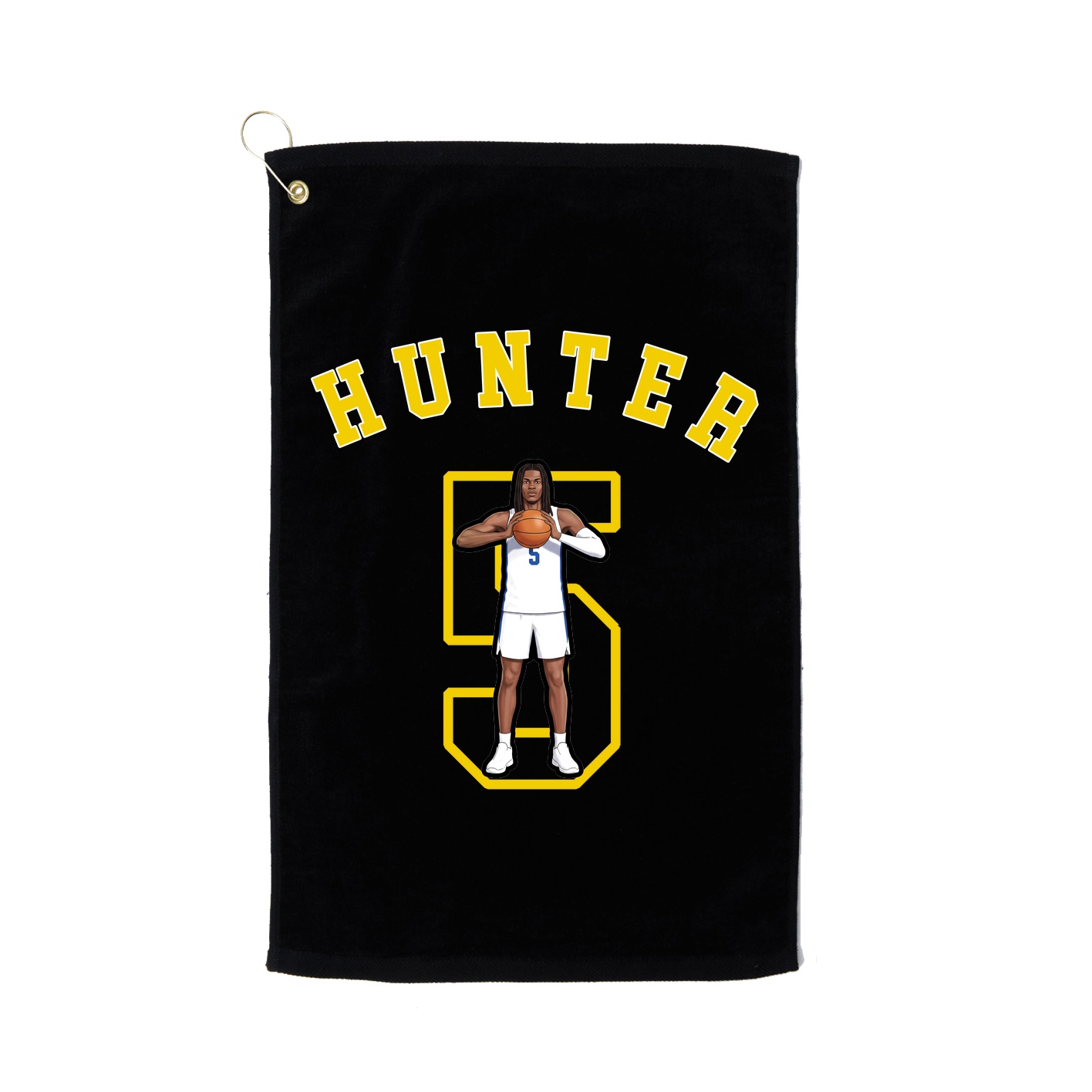 Golf Towel — Shirsey Arch in Black
