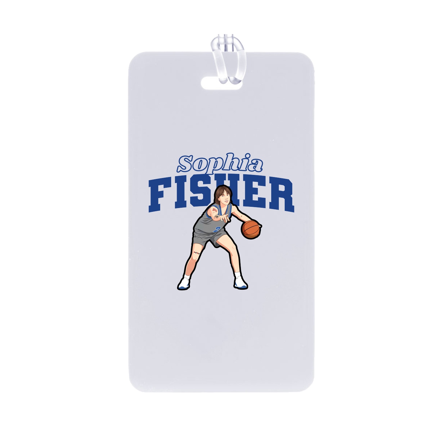 Bag Tag — Name Arch in Classic