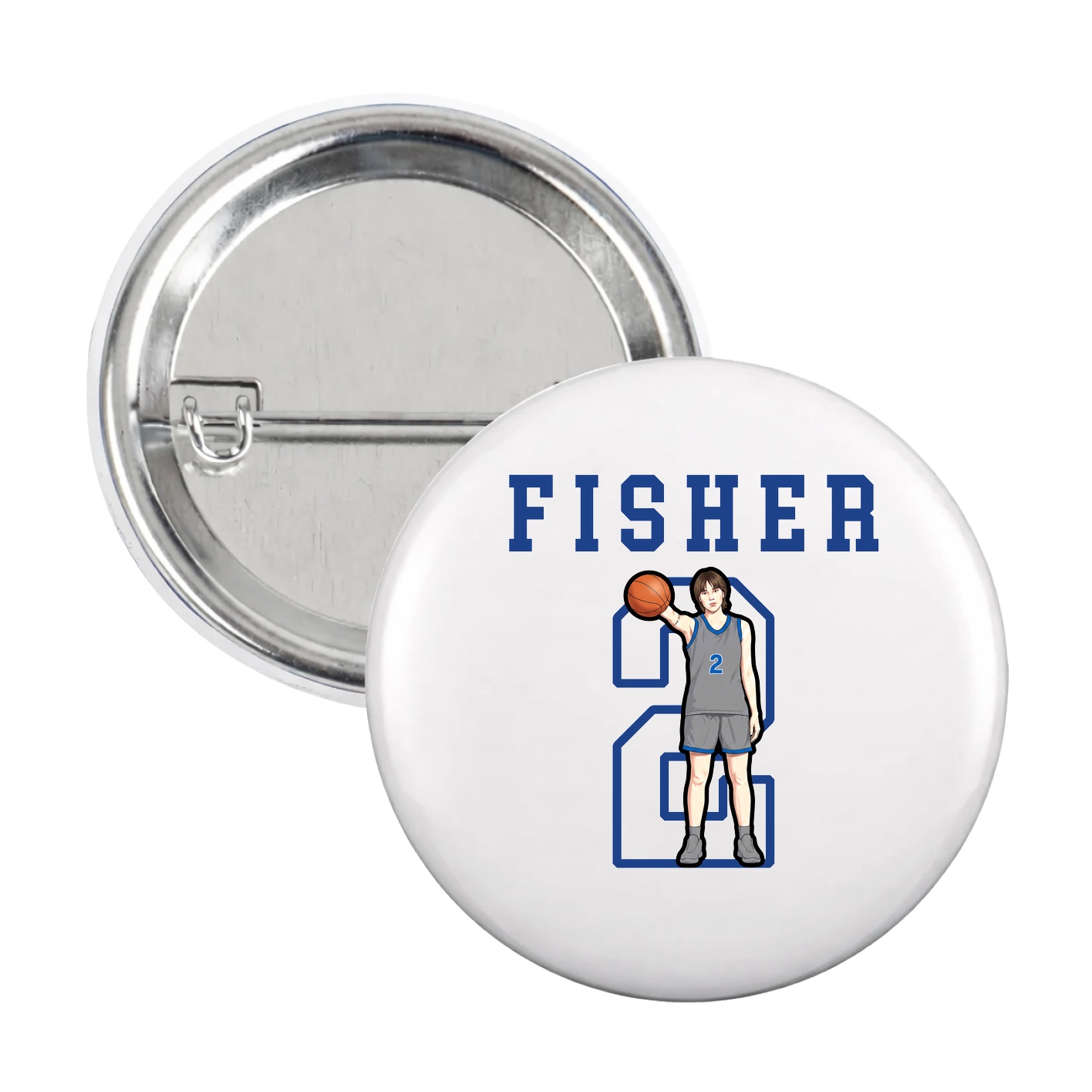 Game Day Button — Shirsey in White
