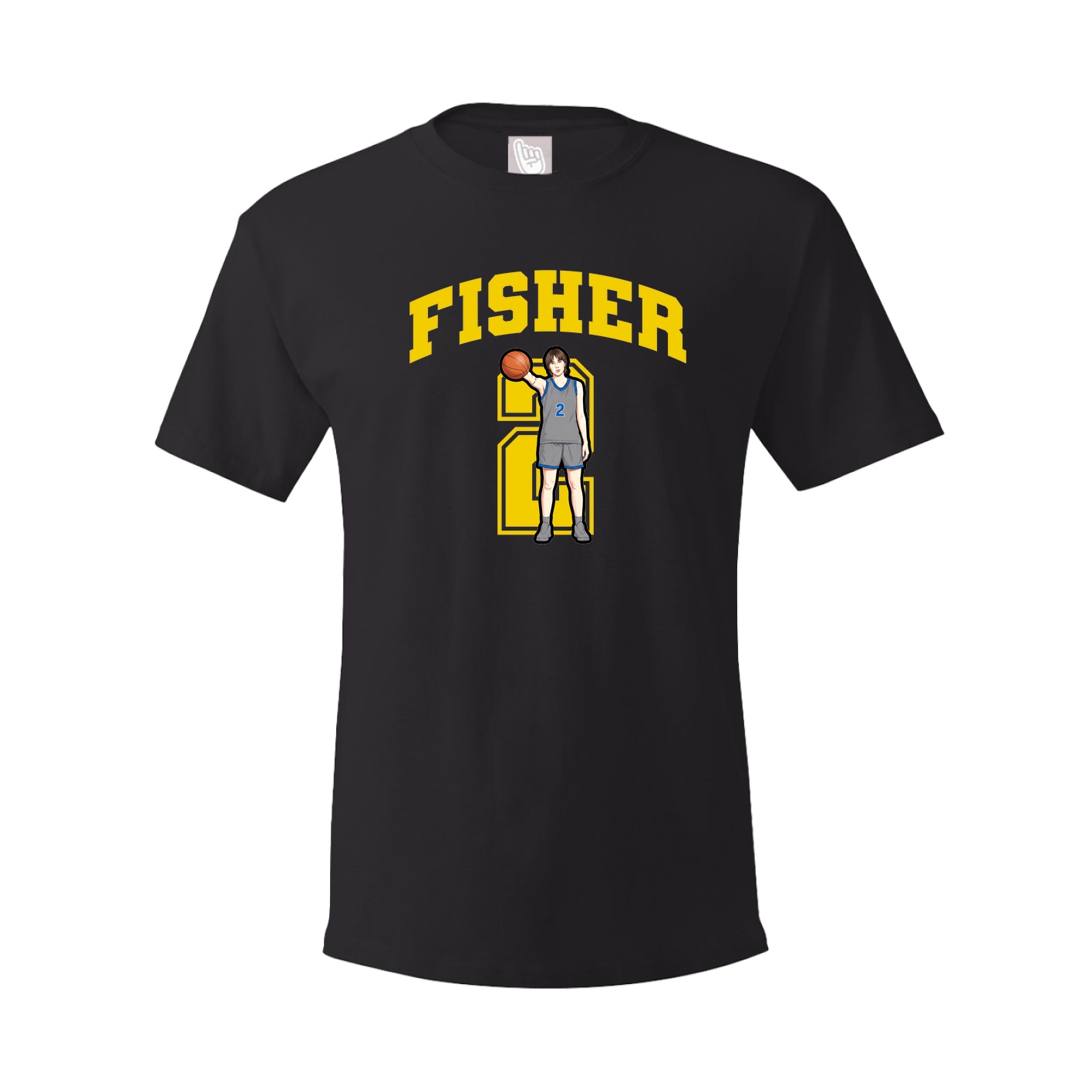 Youth Tee — Number in Black