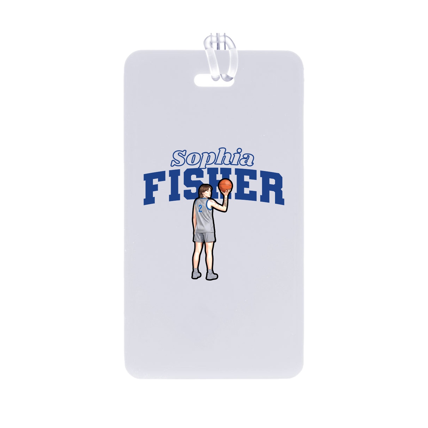 Bag Tag — Name Arch in Classic