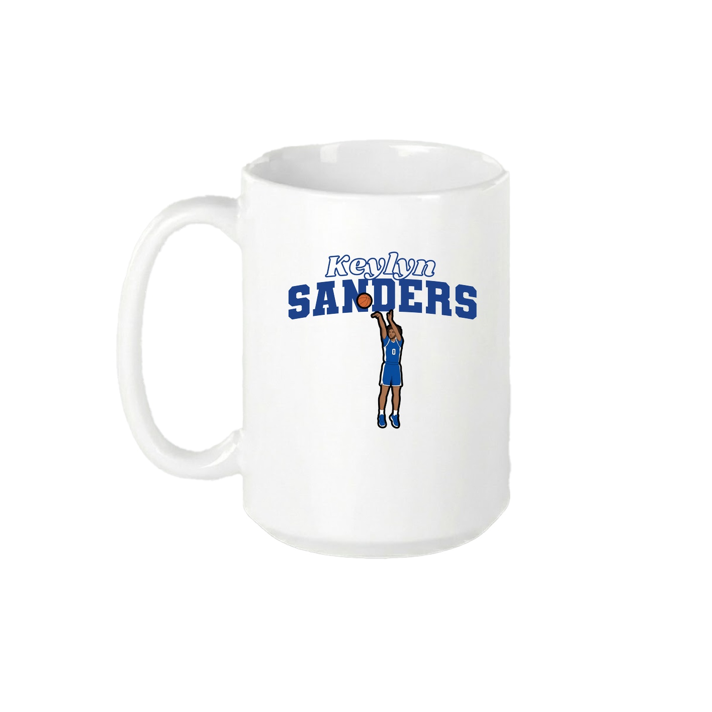15oz Coffee Mug — Name Arch in White