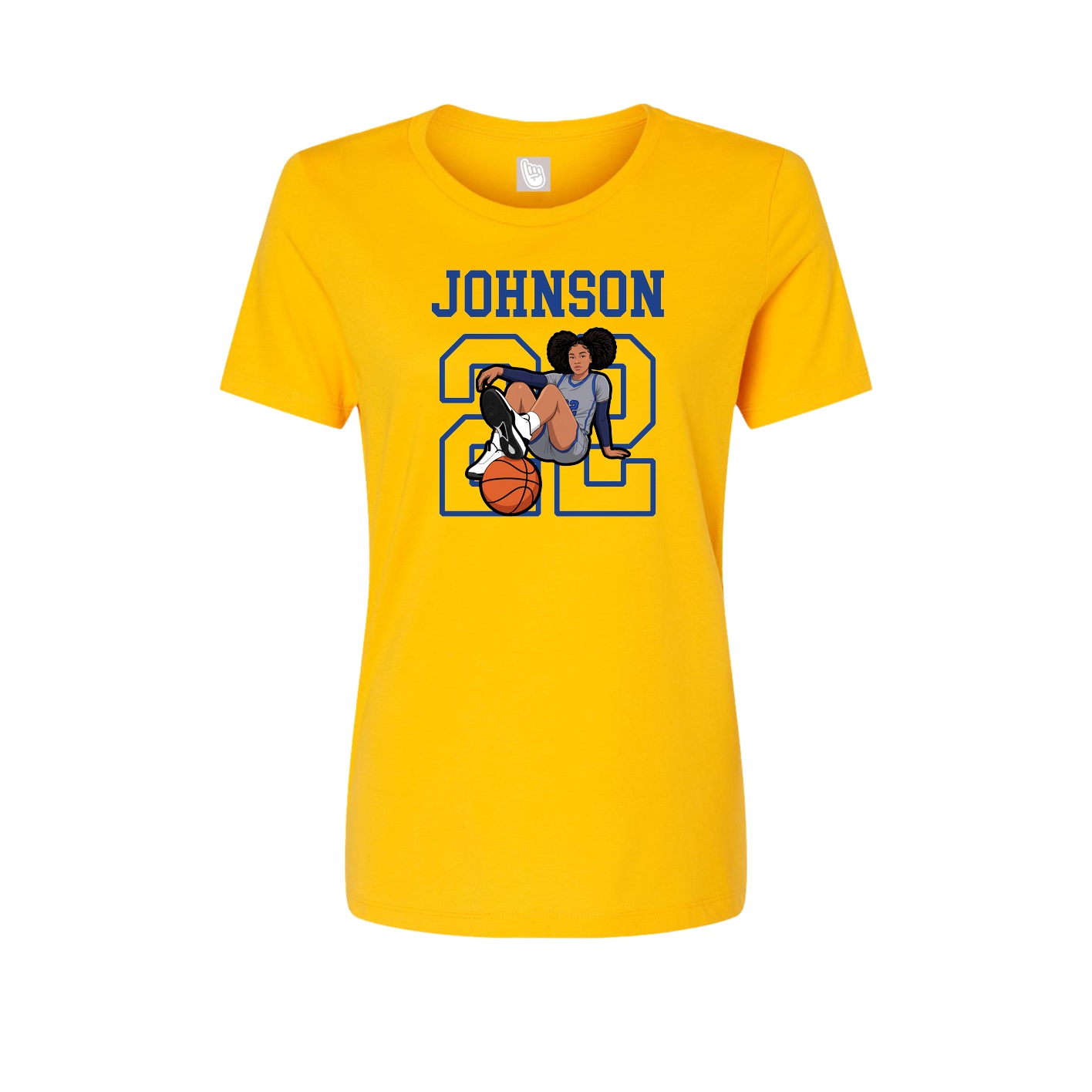 Fitted Women's Tee — Shirsey in Gold