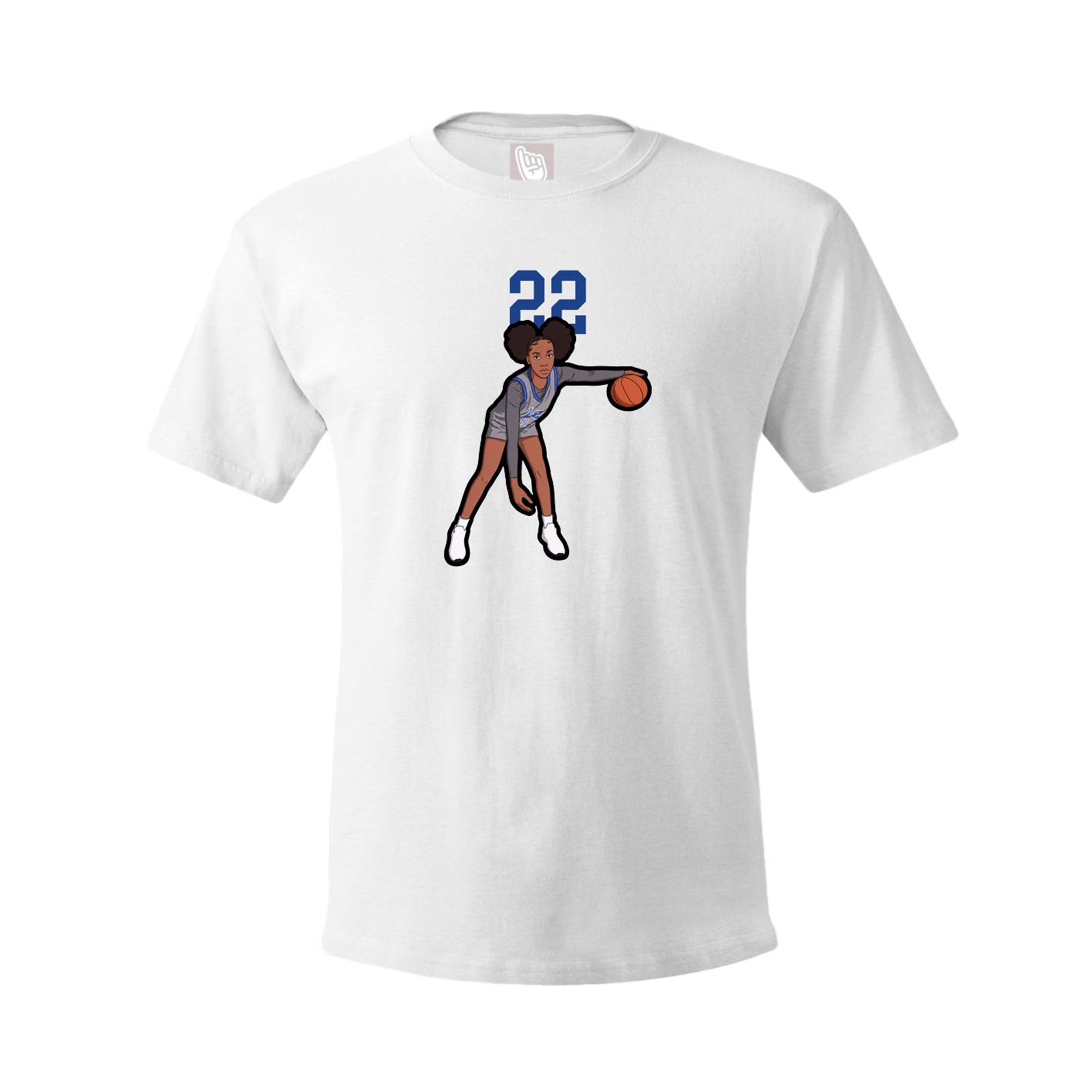 Tee — Number Top in White