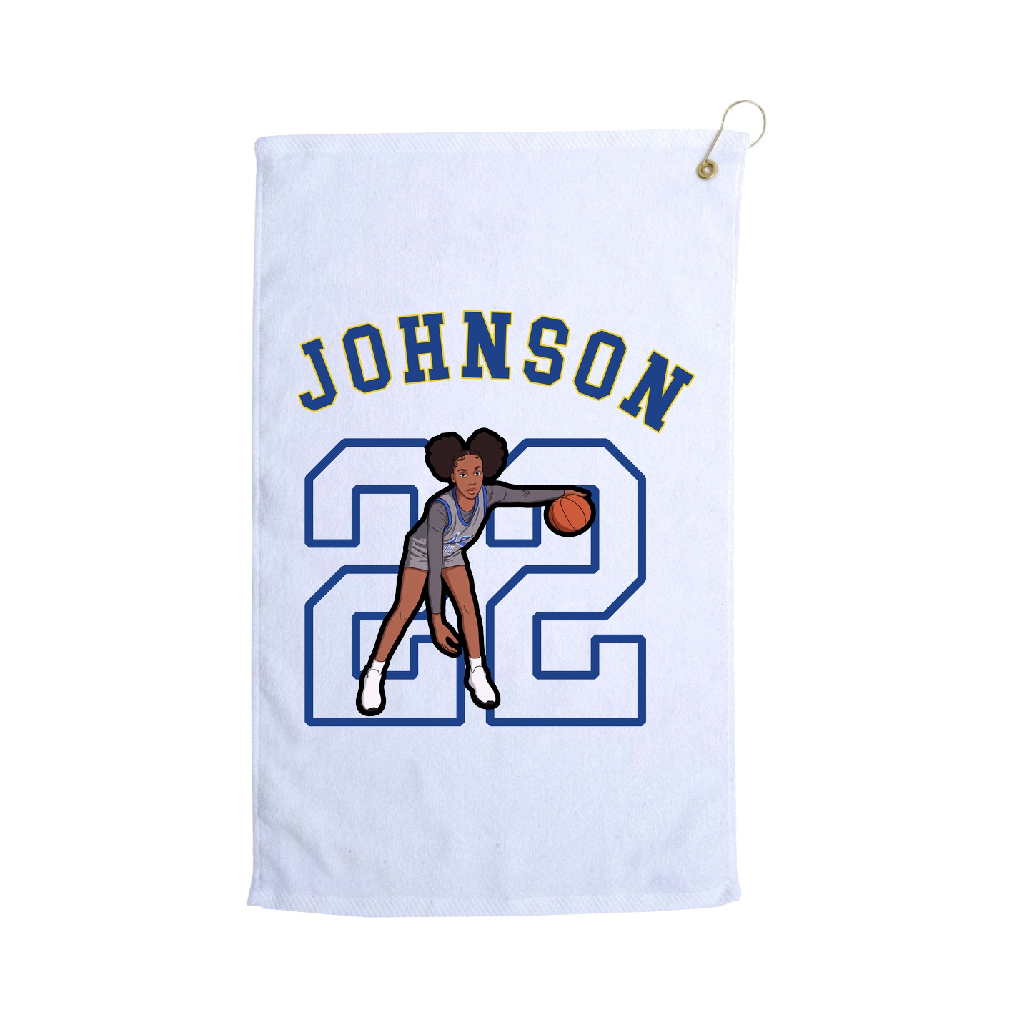 Golf Towel — Shirsey Arch in White