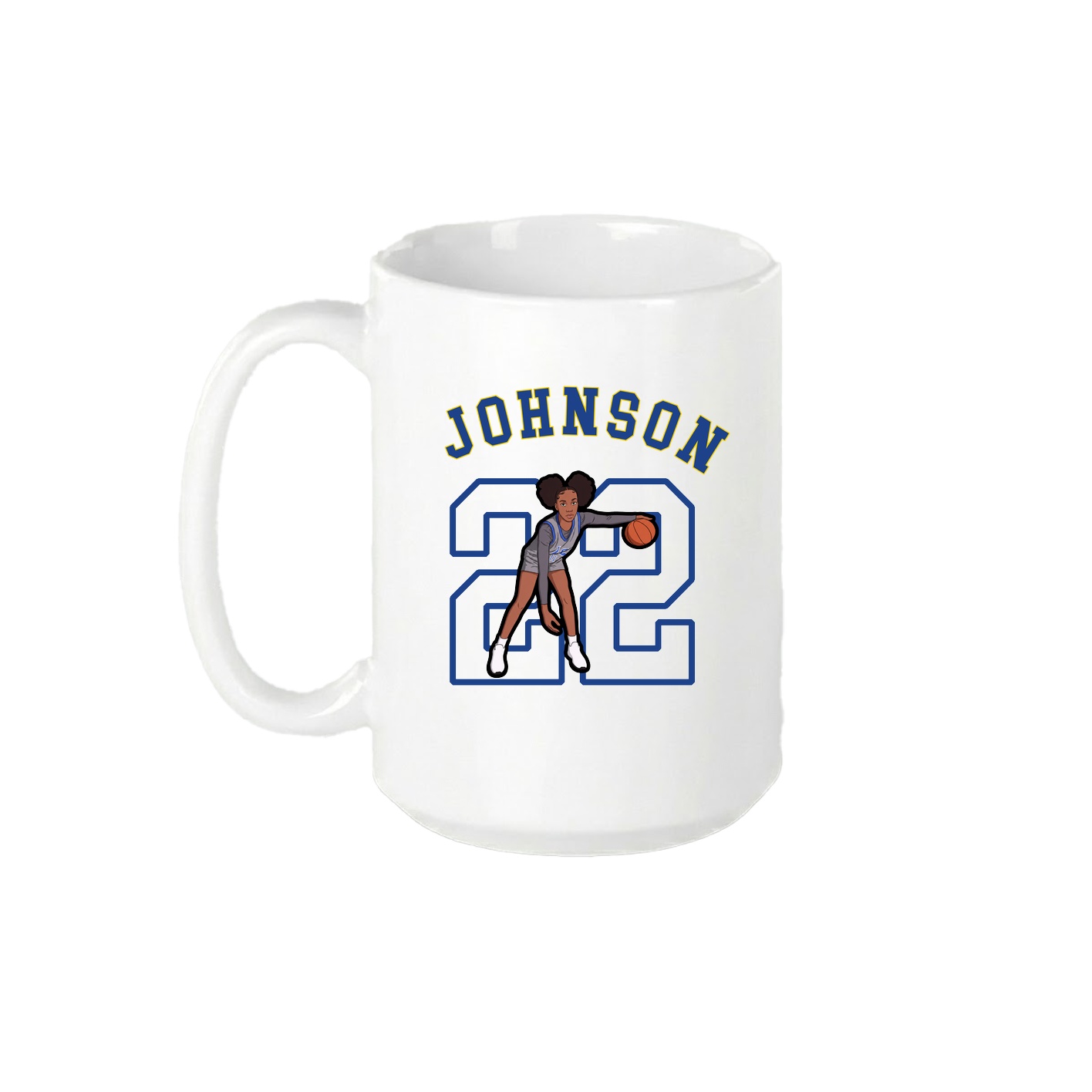 15oz Coffee Mug — Shirsey Arch in White