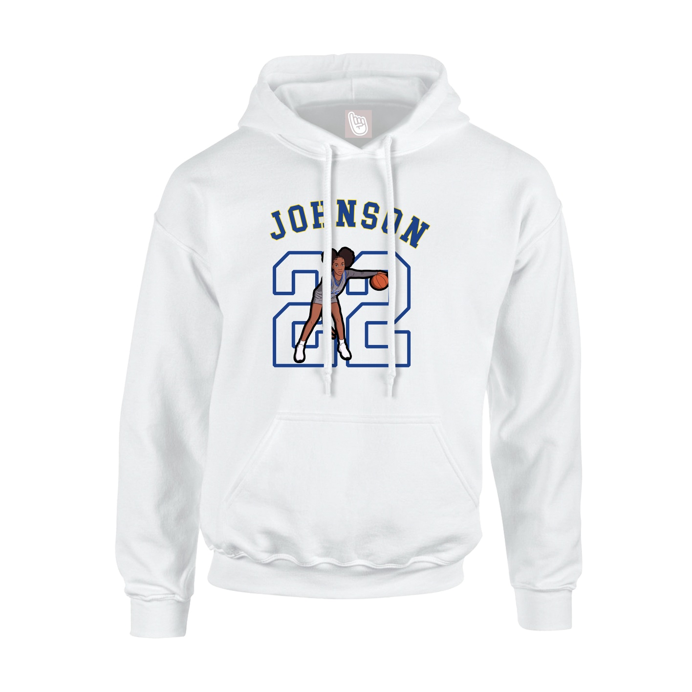 Hoodie — Shirsey Arch in White