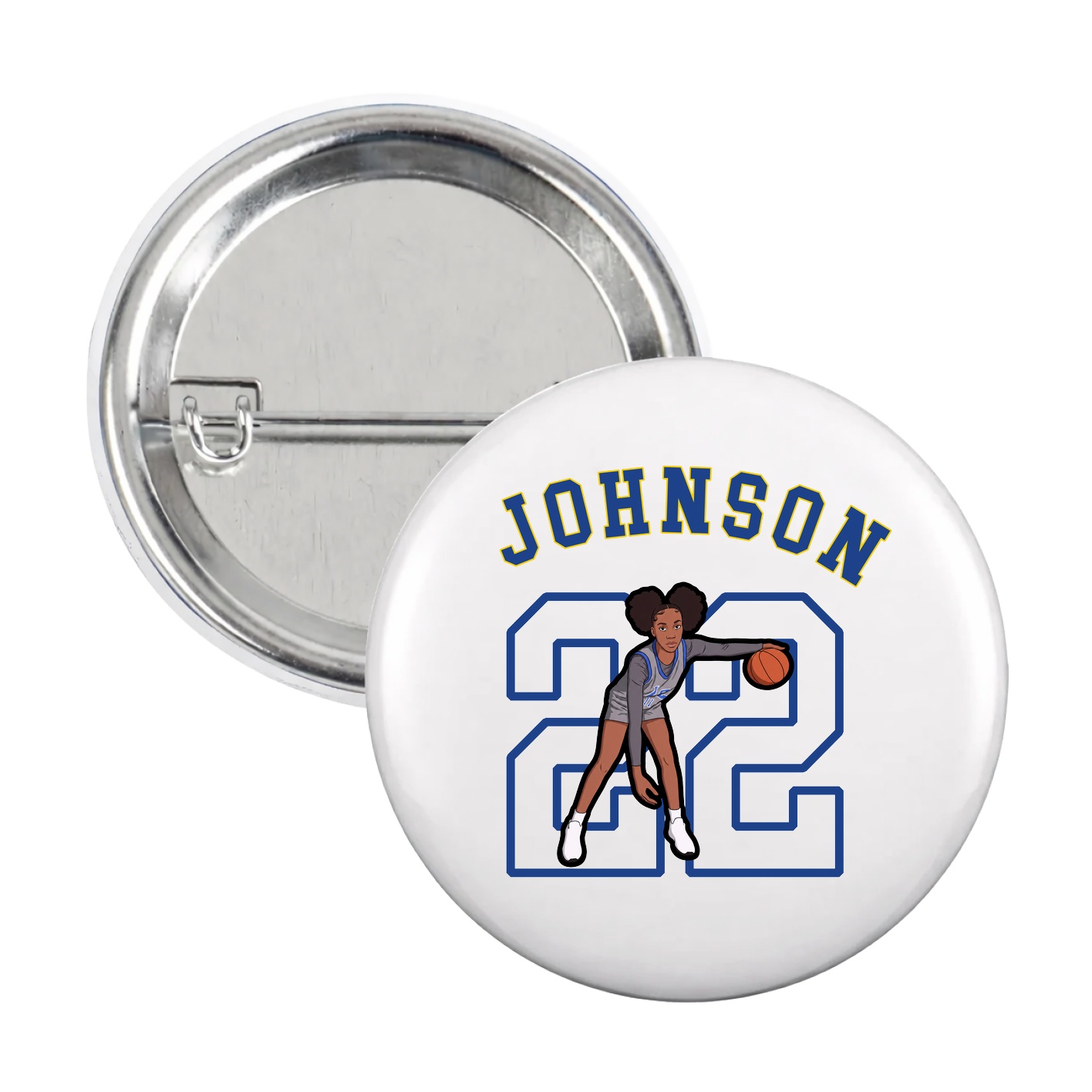 Game Day Button — Shirsey Arch in White