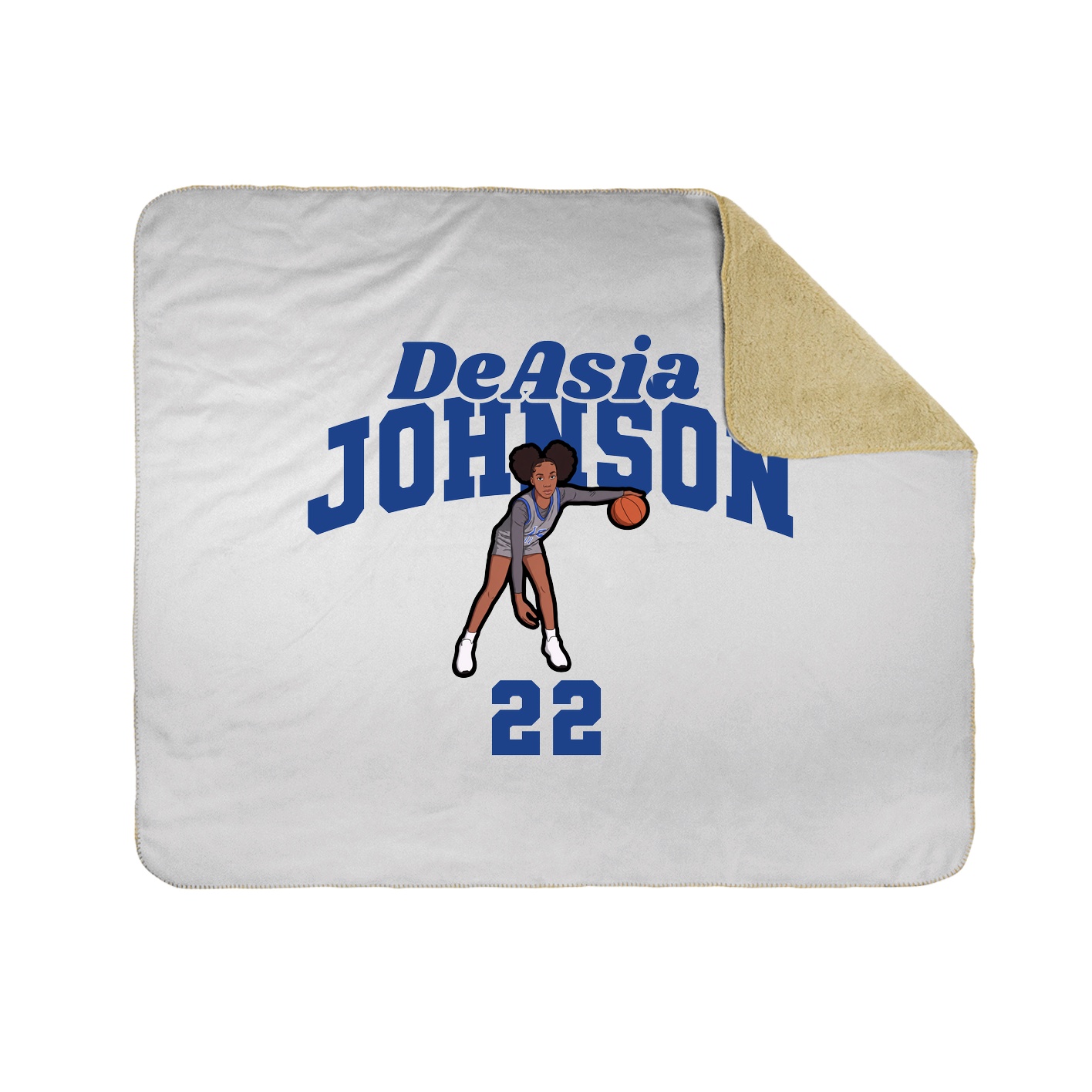 Throw Blanket — Signature Arch in White