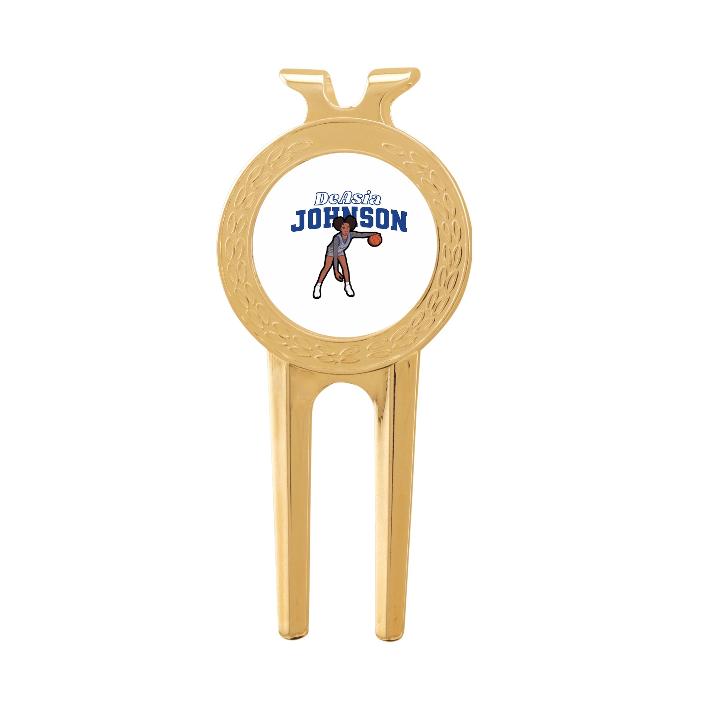 Divot Tool with Ball Marker — Name Arch in Classic