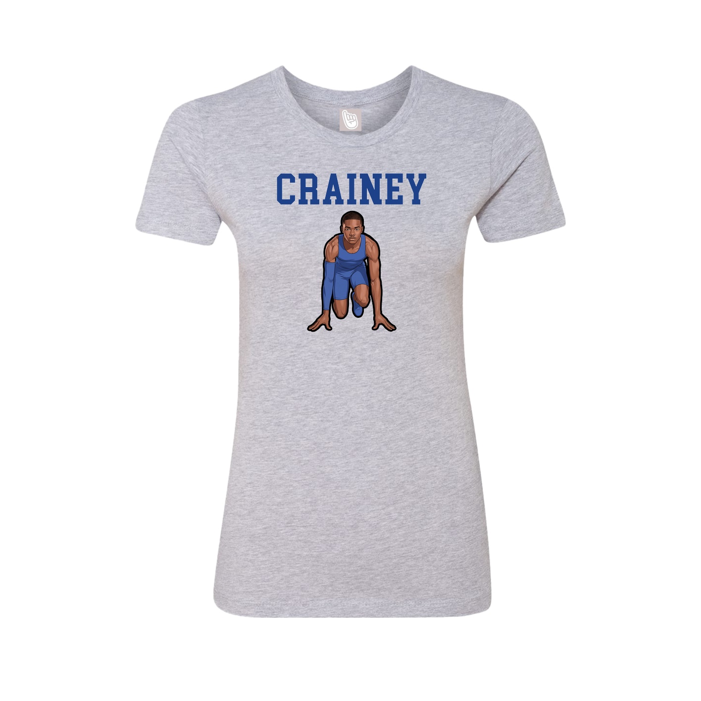 Fitted Women's Tee — Shirsey in Grey