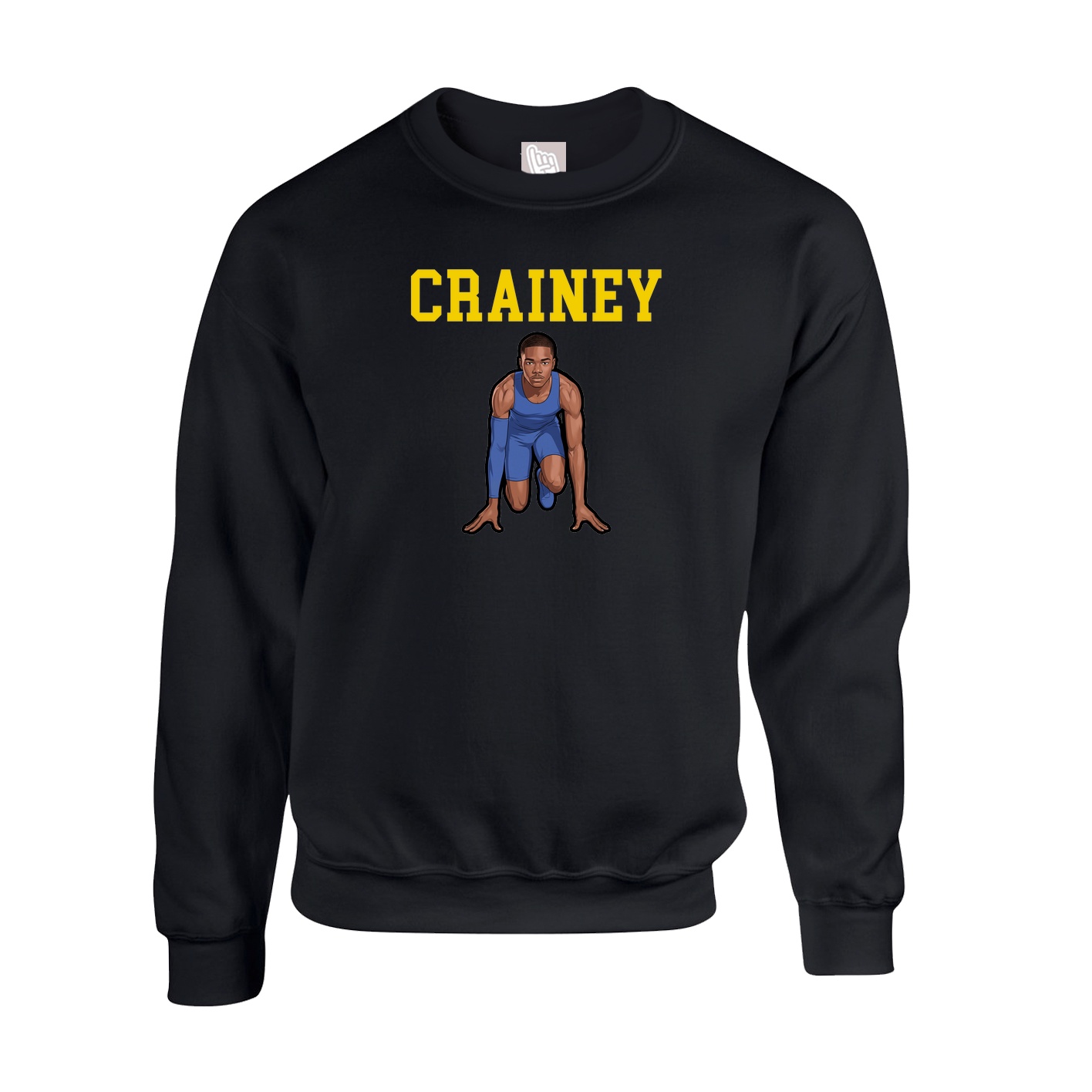 Fleece Crew — Shirsey in Black