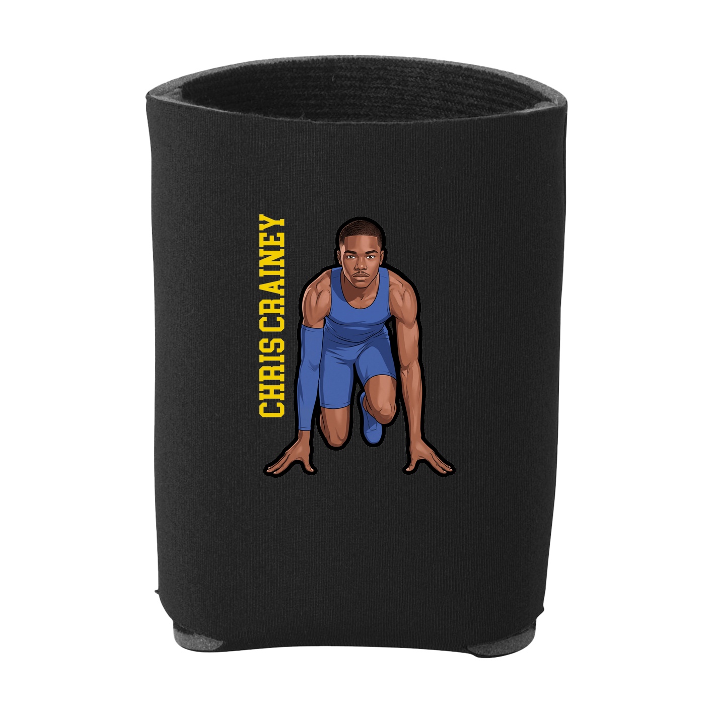 Can Holder — Name Vertical in Black