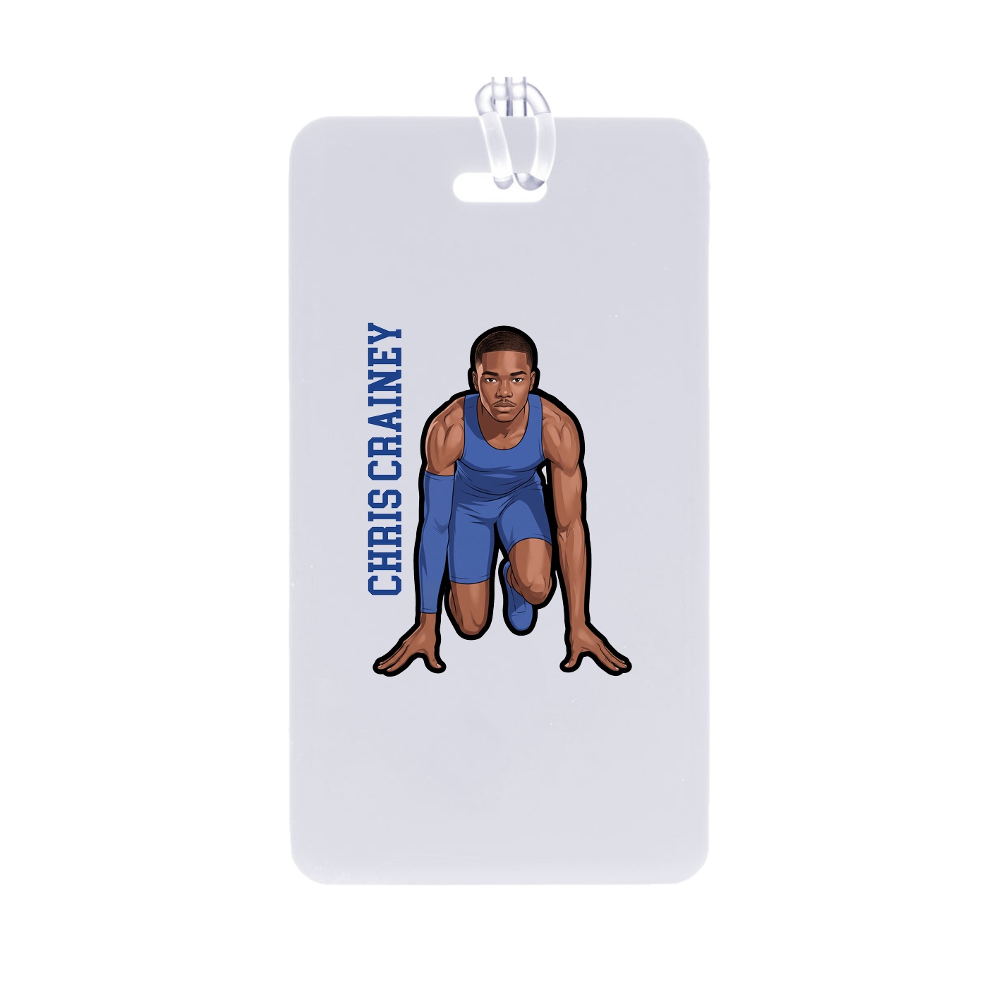 Bag Tag — Name Vertical in Classic