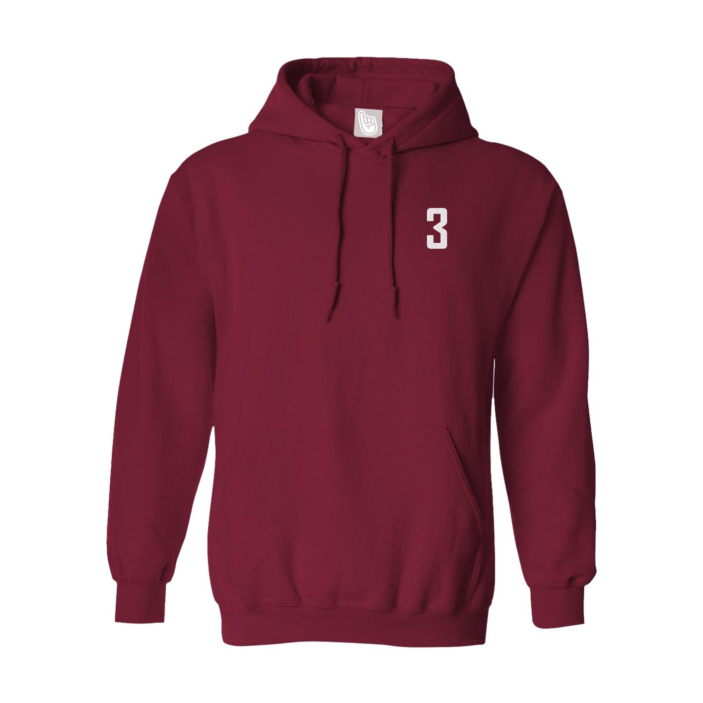 Hoodie — Front Shirsy in Cardinal